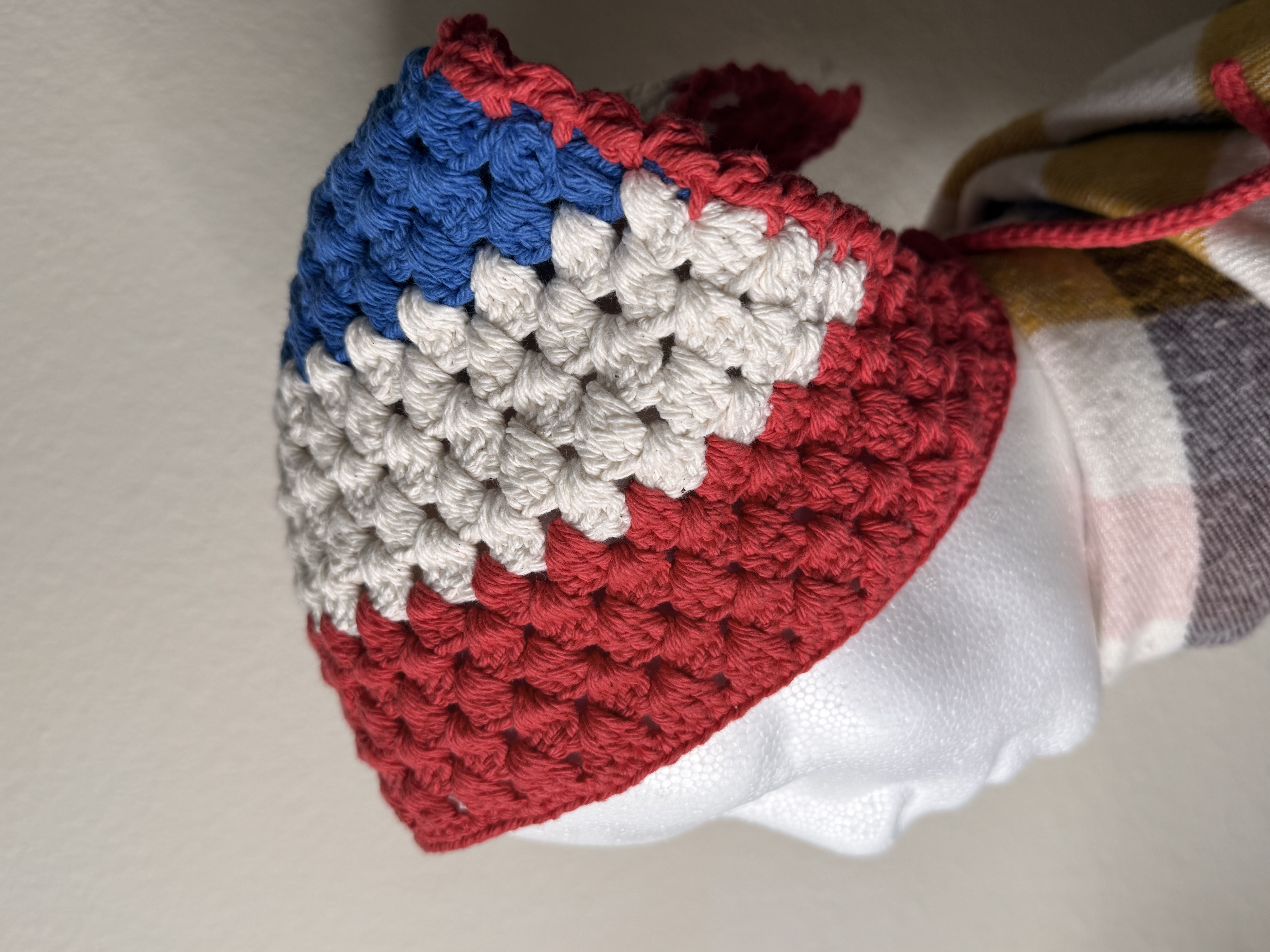 Thailand Flag Crochet Bandana