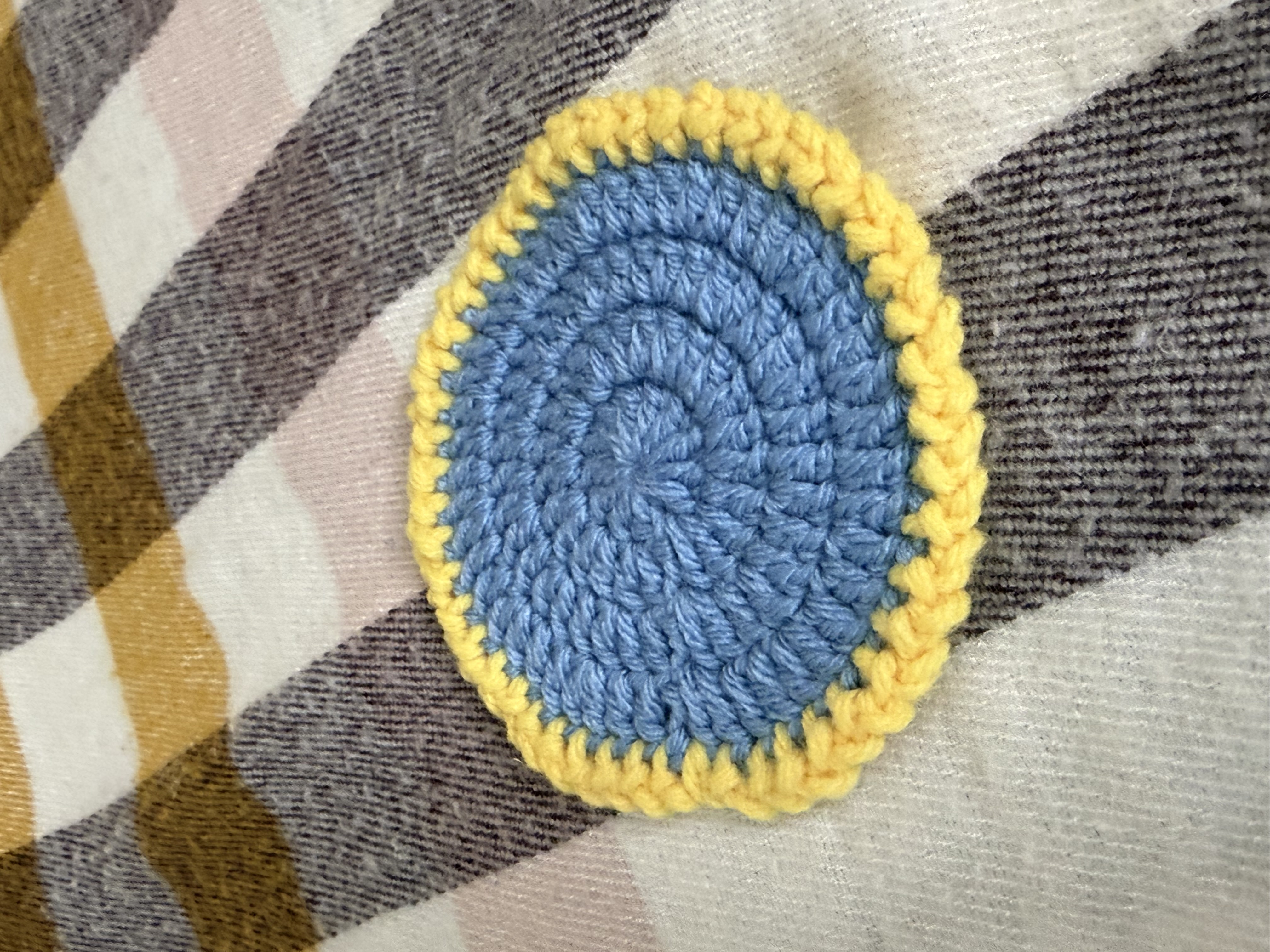 Crocheted Round Coaster