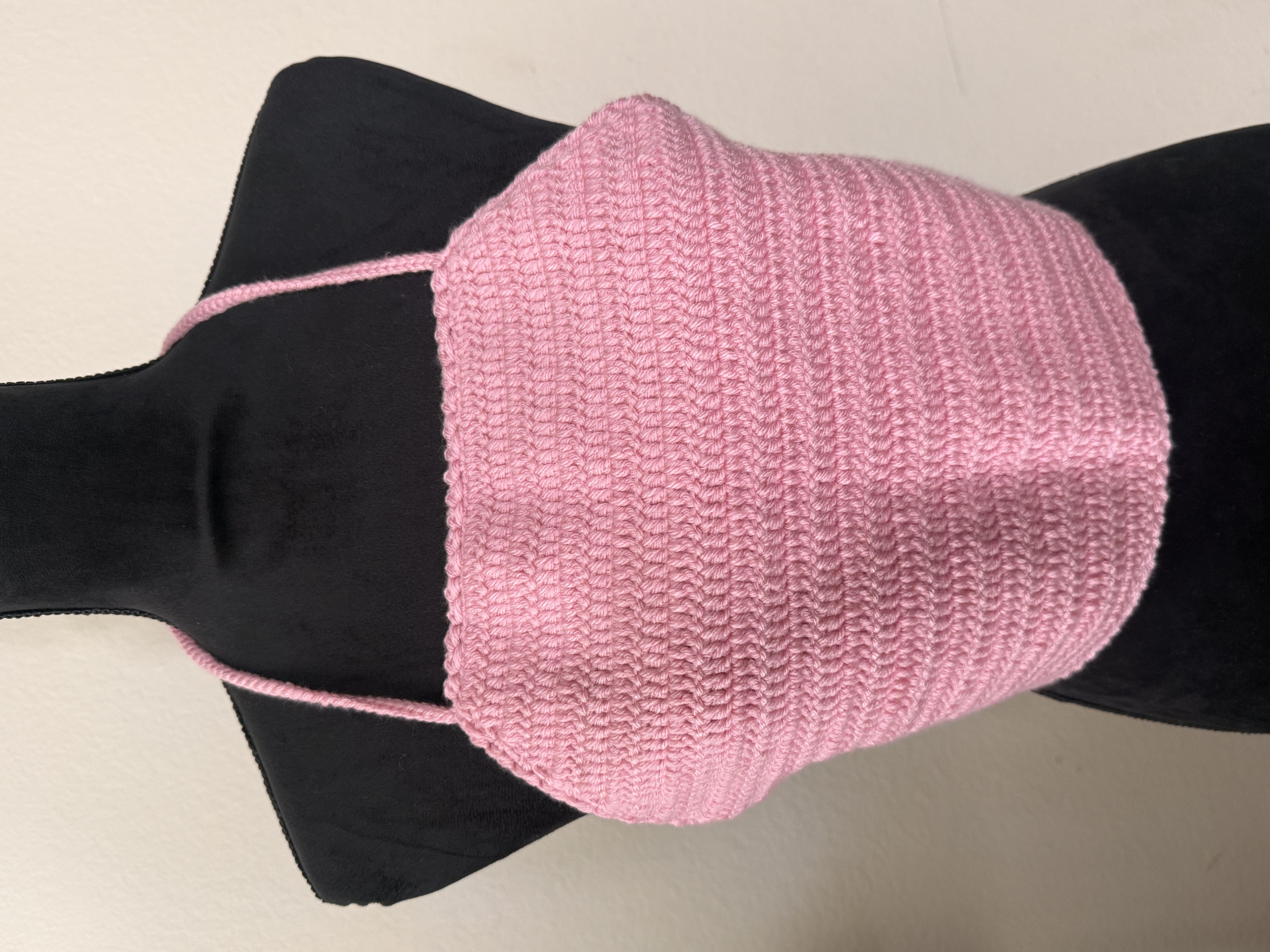 Pink Crochet Halter Top / Size: Medium