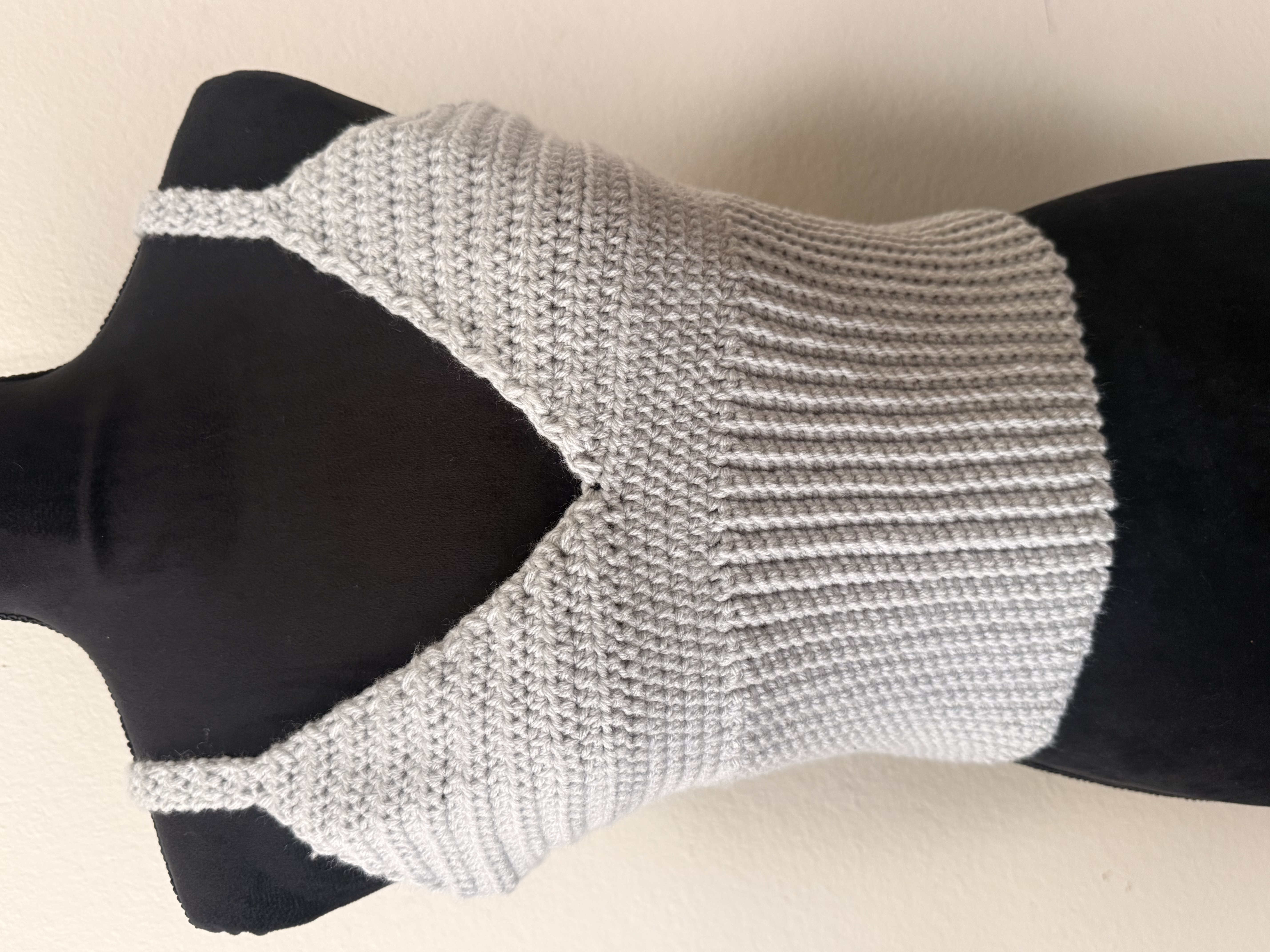 Handmade Crochet Crop Top / Size Medium