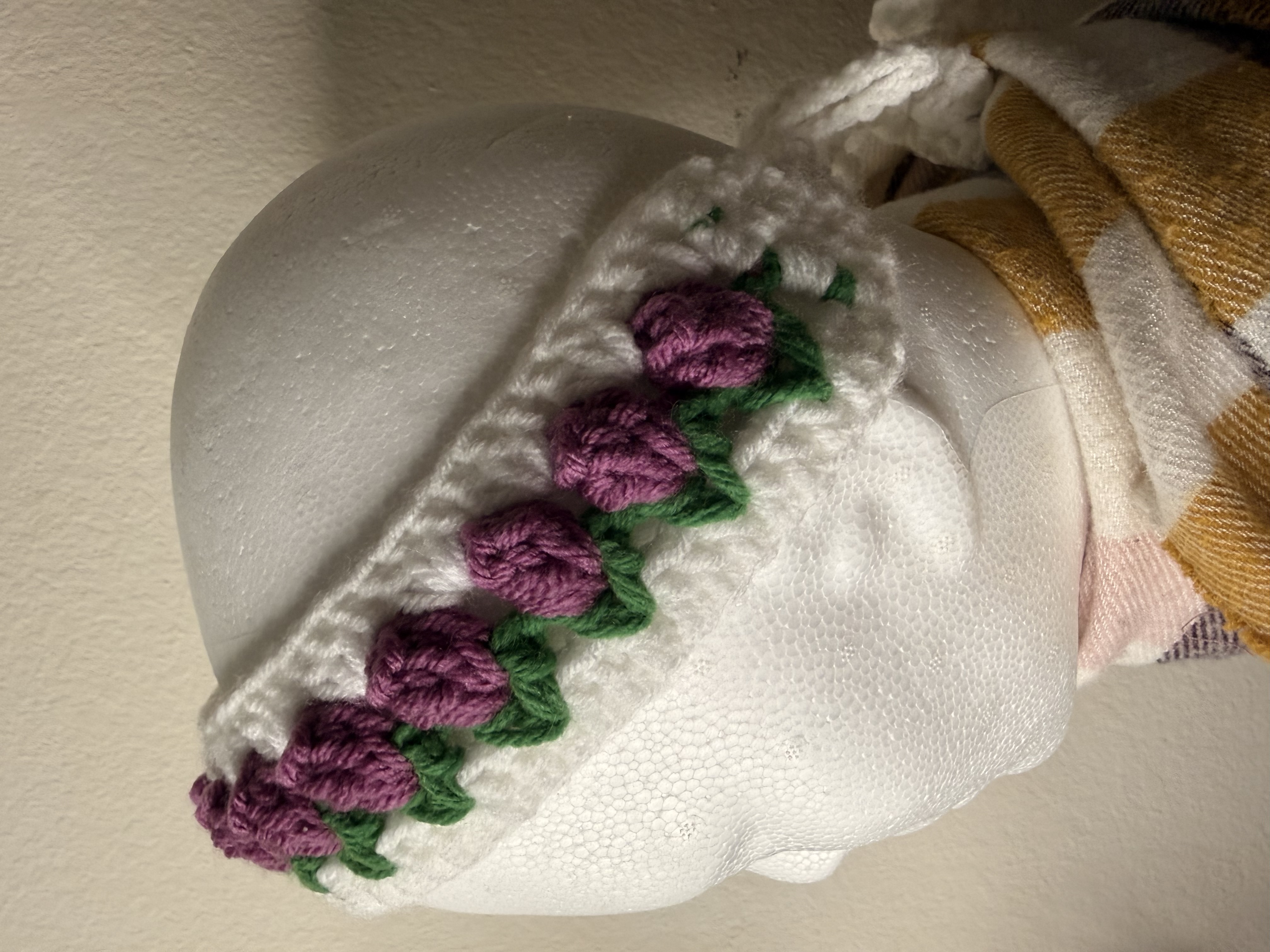 Crochet Tulip Floral Headband