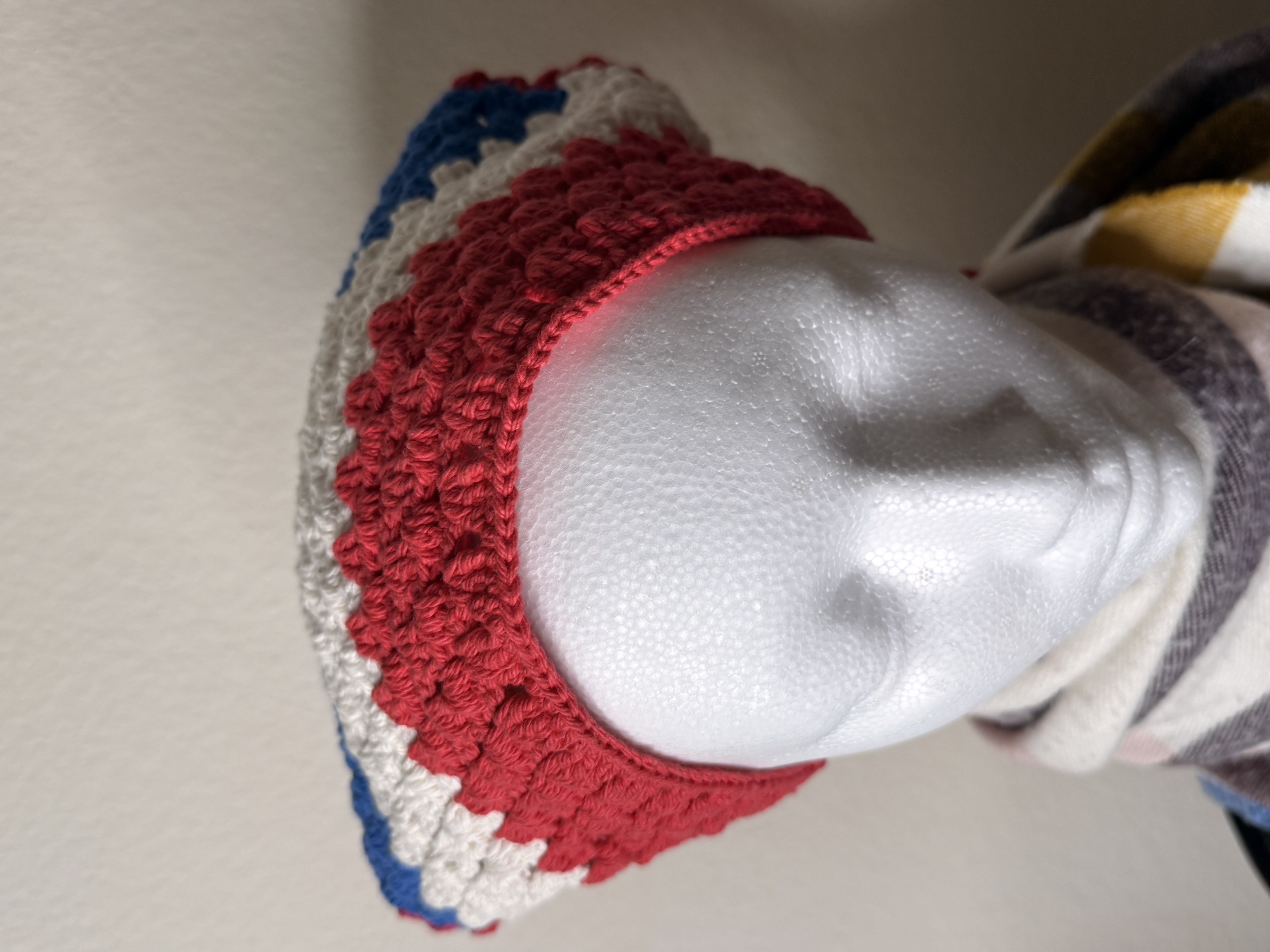 Thailand Flag Crochet Bandana