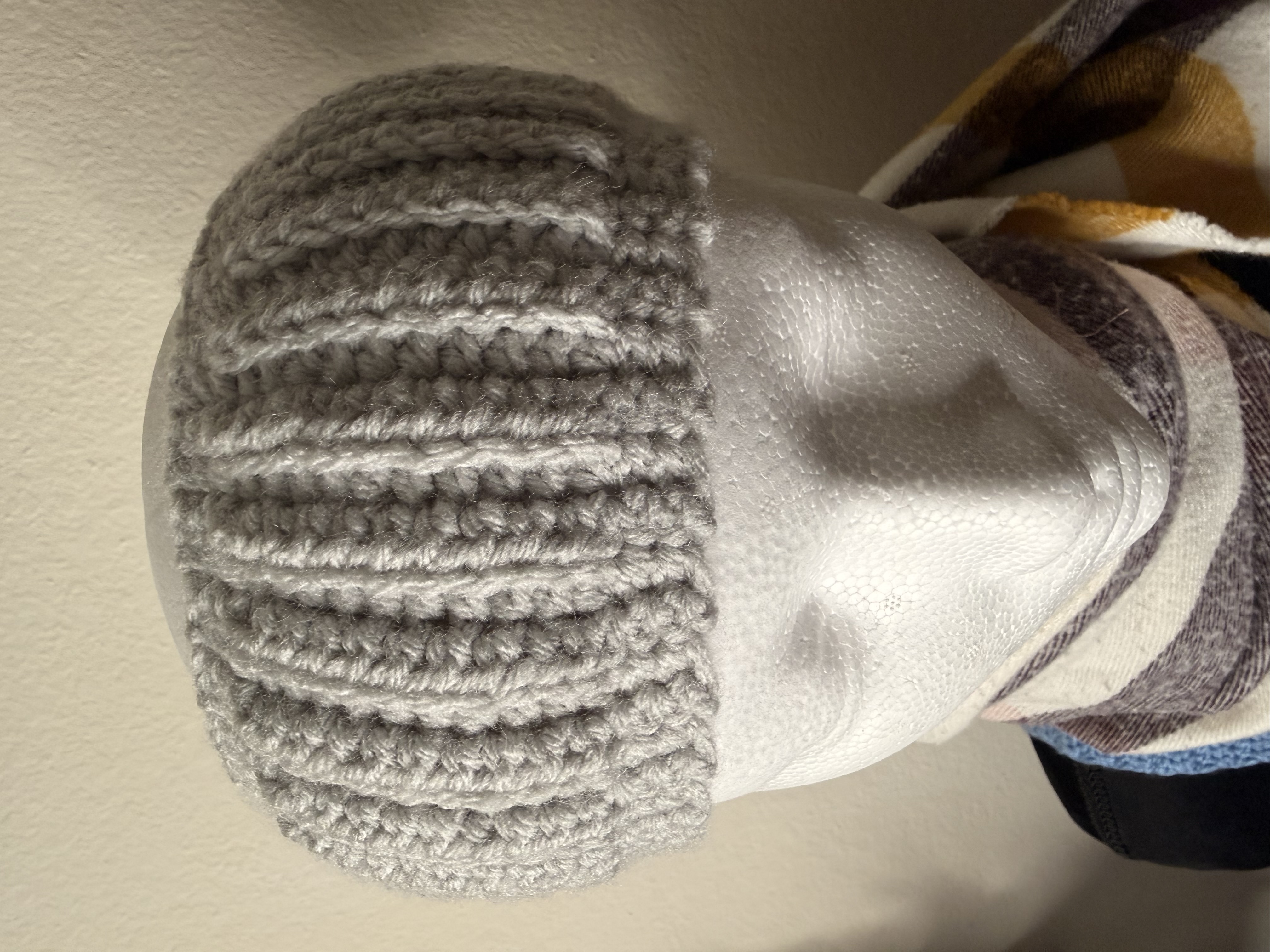 Chunky Knit Grey Headband