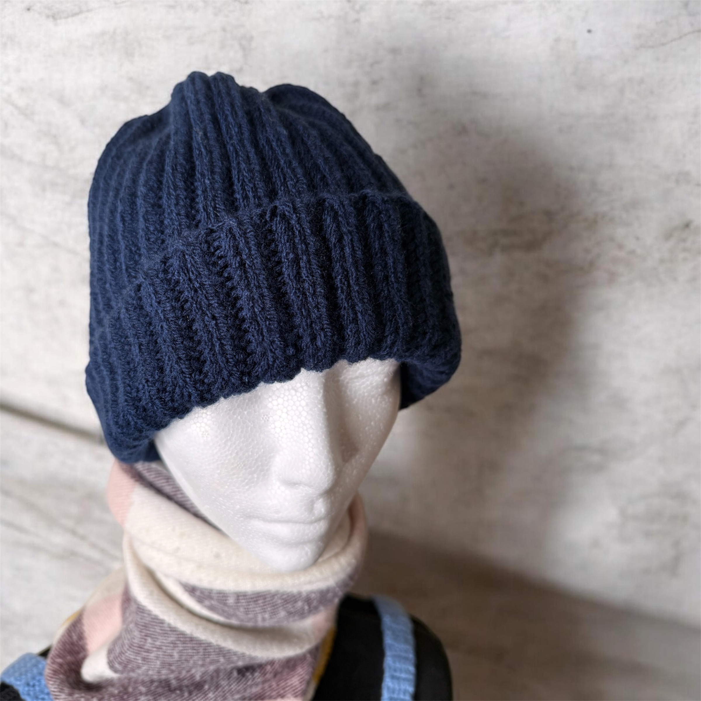 Ribbed Knit Beanie