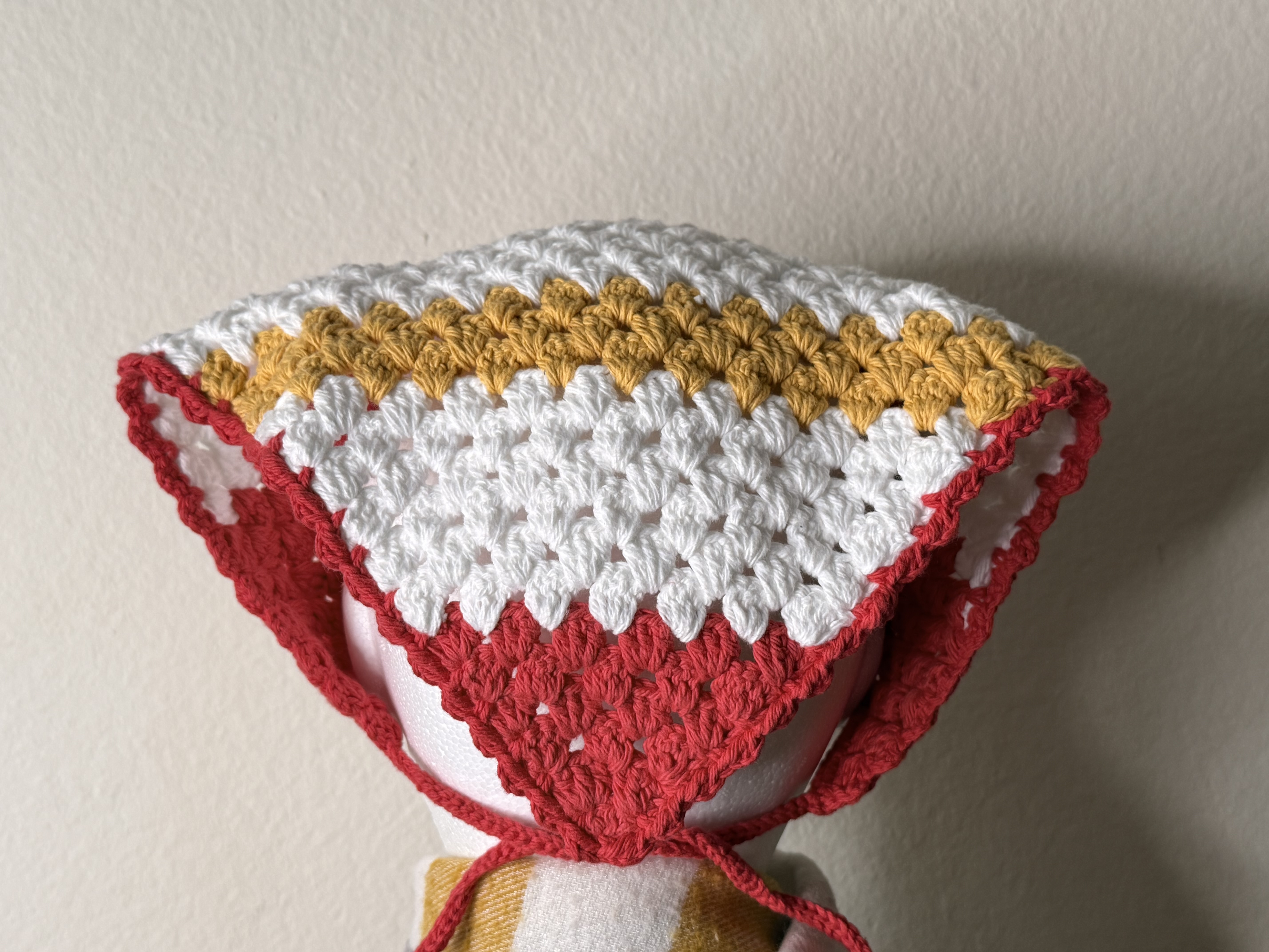 Handmade Crochet bandana cotton 