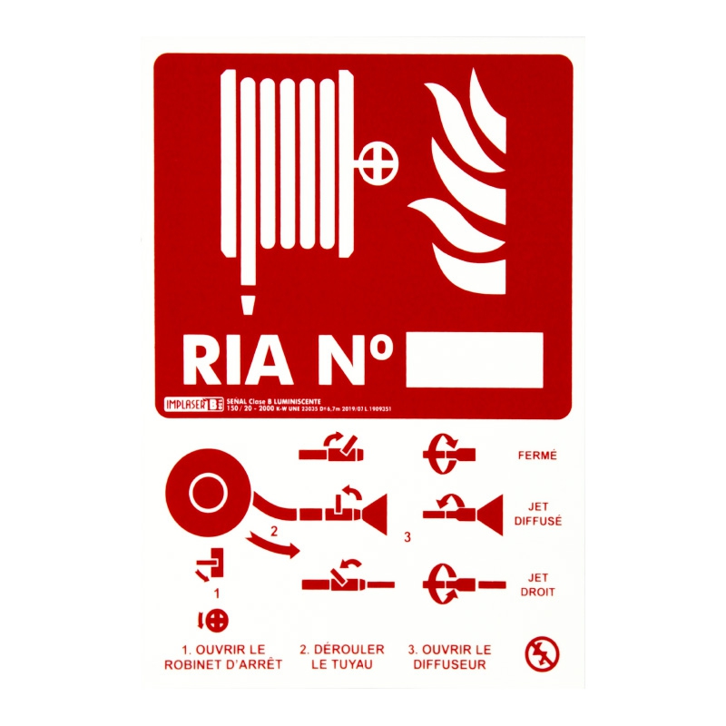 Plaque RIA N