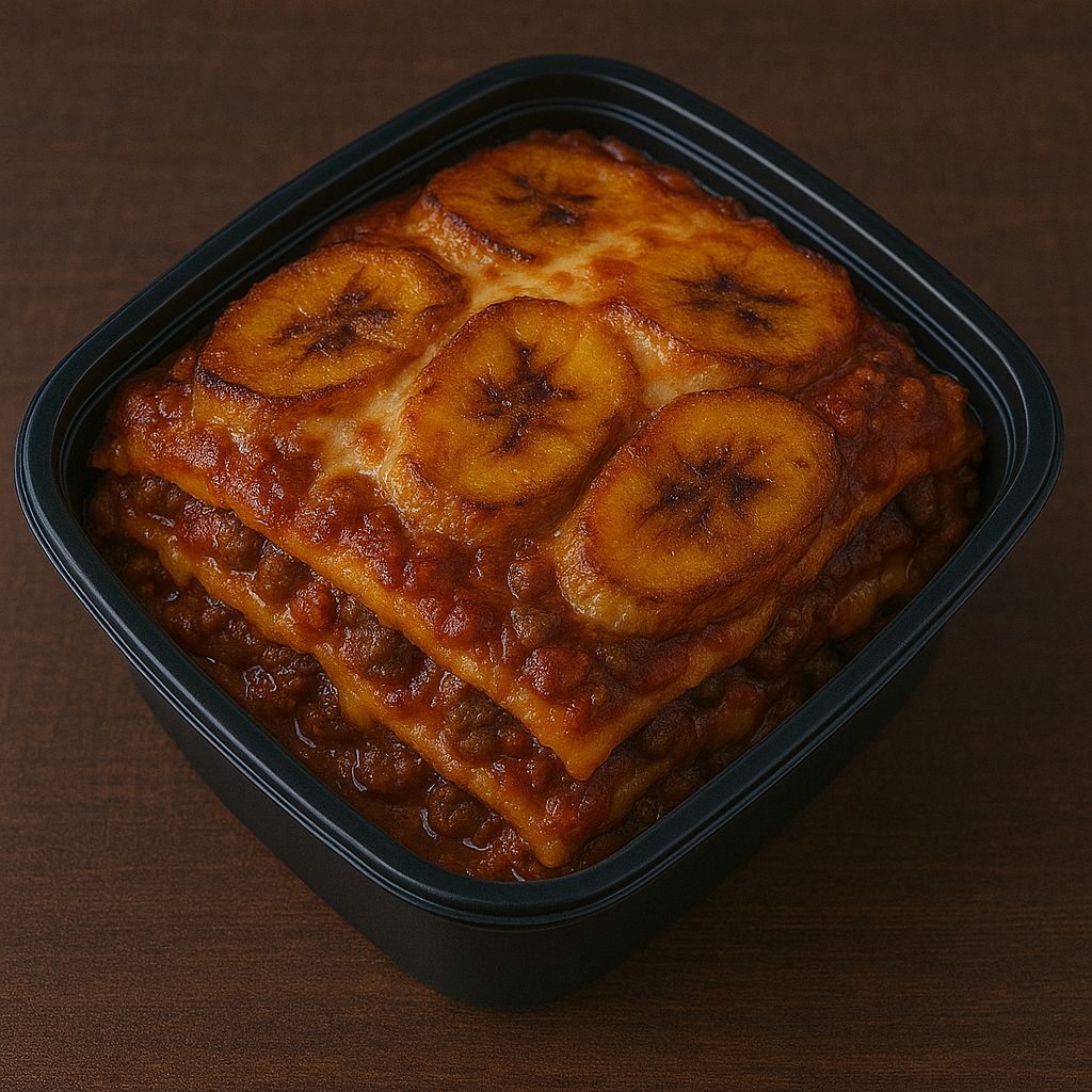 LASAÑA DE PLATANO AMARILLO