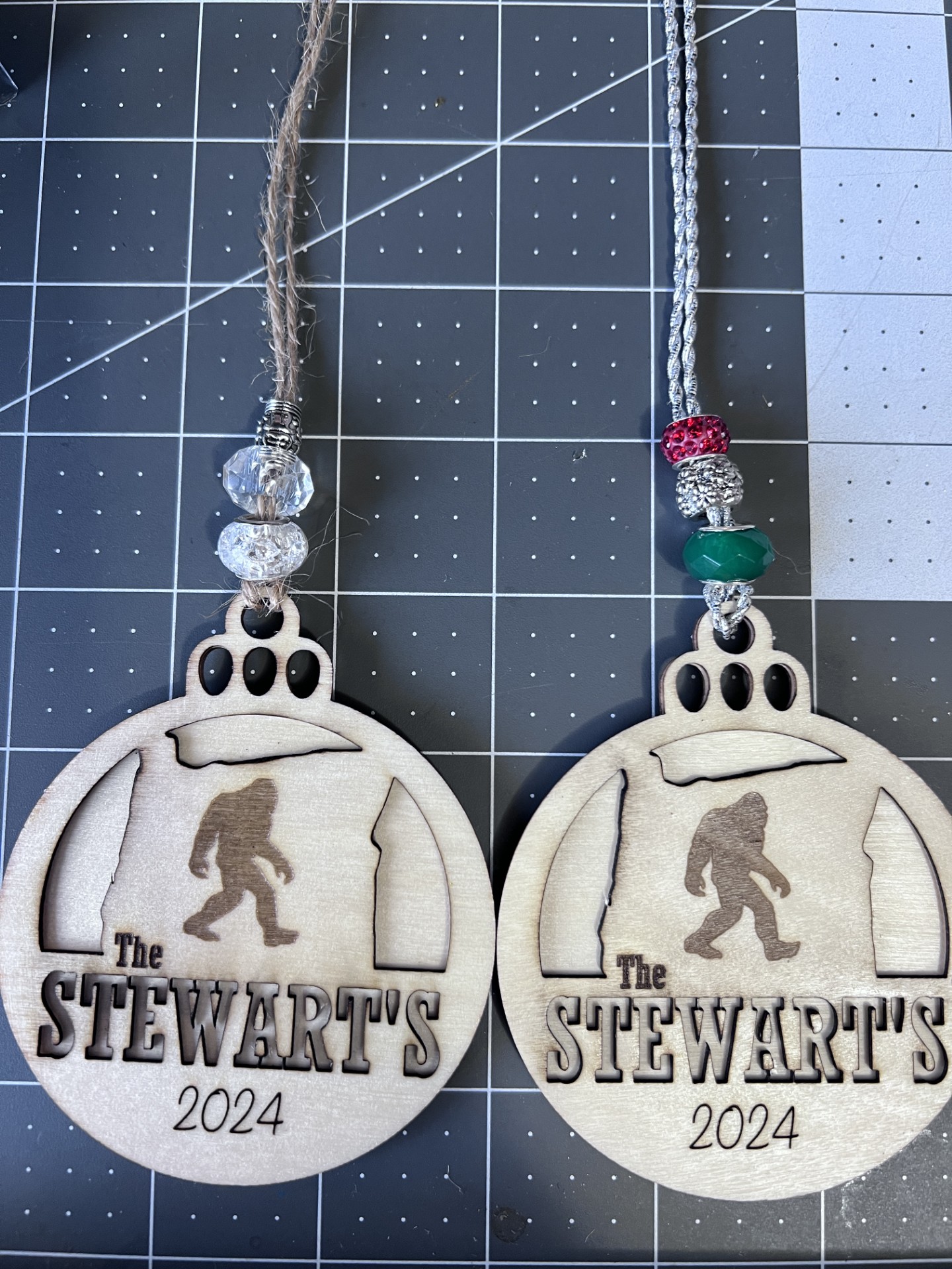 Custom Oregon Bigfoot Ornament