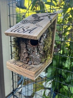 Rustic Freebird Wooden Birdhouse