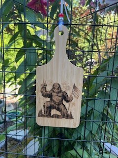 Bigfoot Engraved Bamboo Cutting Board