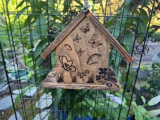 Rustic Freebird Wooden Birdhouse