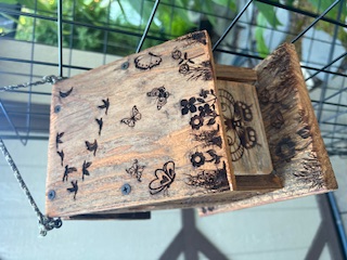 Rustic Freebird Wooden Birdhouse
