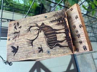 Rustic Freebird Wooden Birdhouse