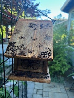 Rustic Freebird Wooden Birdhouse