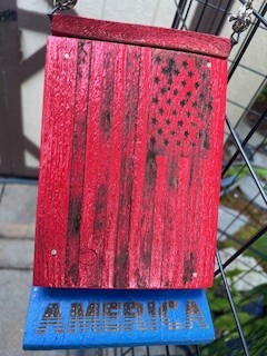 Decorative Freebird Wooden Birdhouse