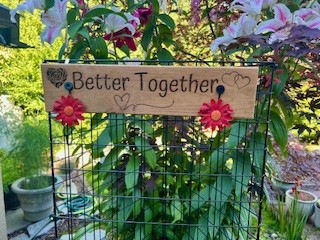 Better Together Decorative Garden Sign