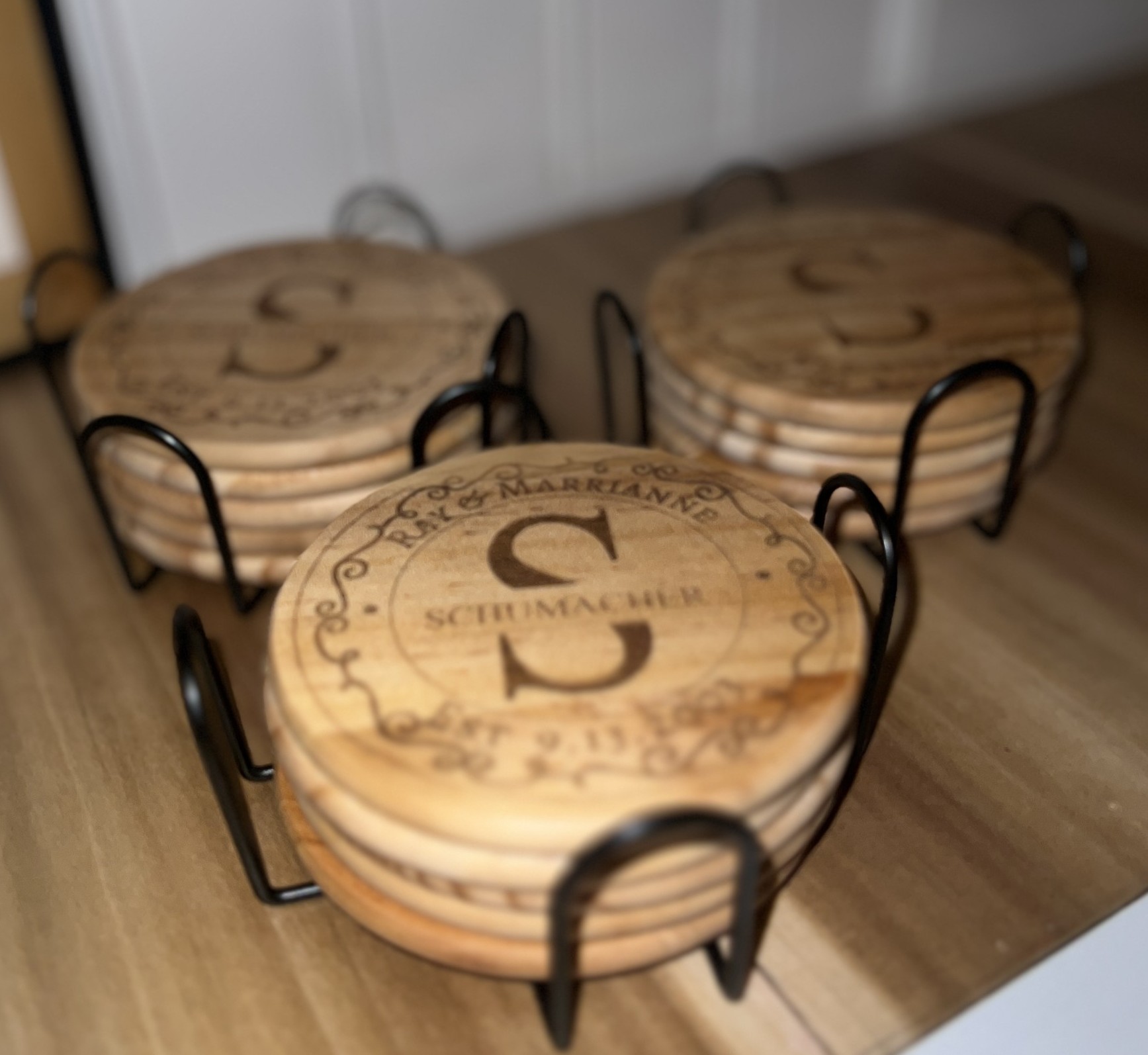 Personalized Wooden Coasters