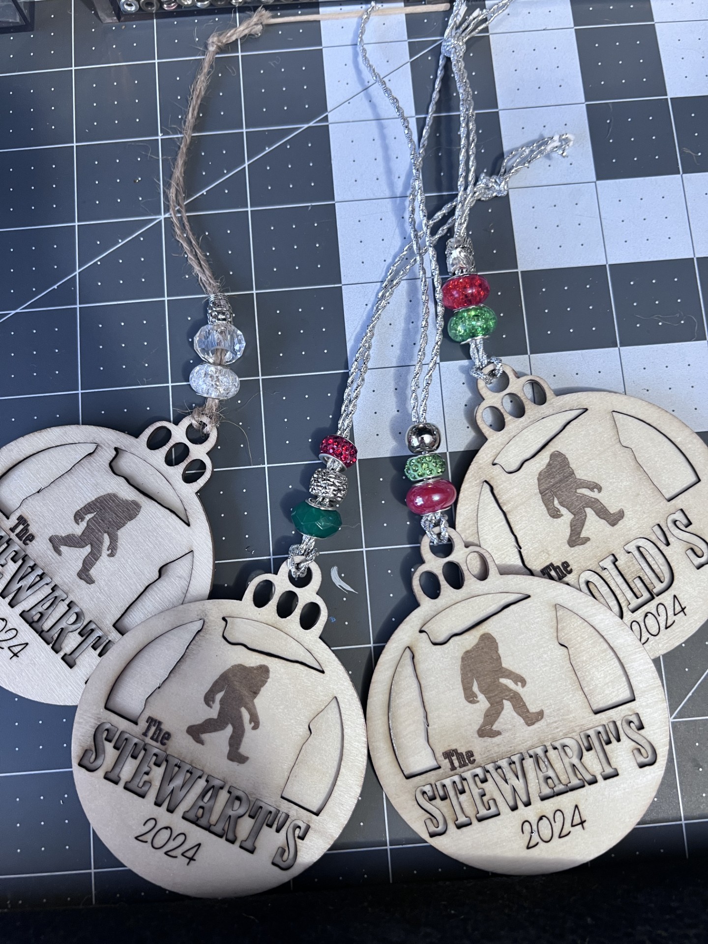 Custom Oregon Bigfoot Ornament