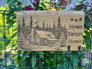 Home Sweet Home Wooden Plaque