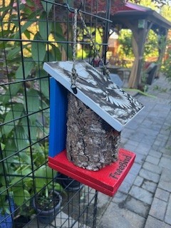 Rustic Freebird Wooden Birdhouse