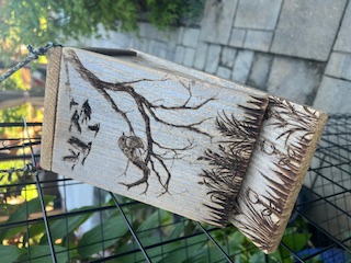 Rustic Cedar Wooden Birdhouse