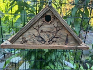 Rustic Freebird Wooden Birdhouse