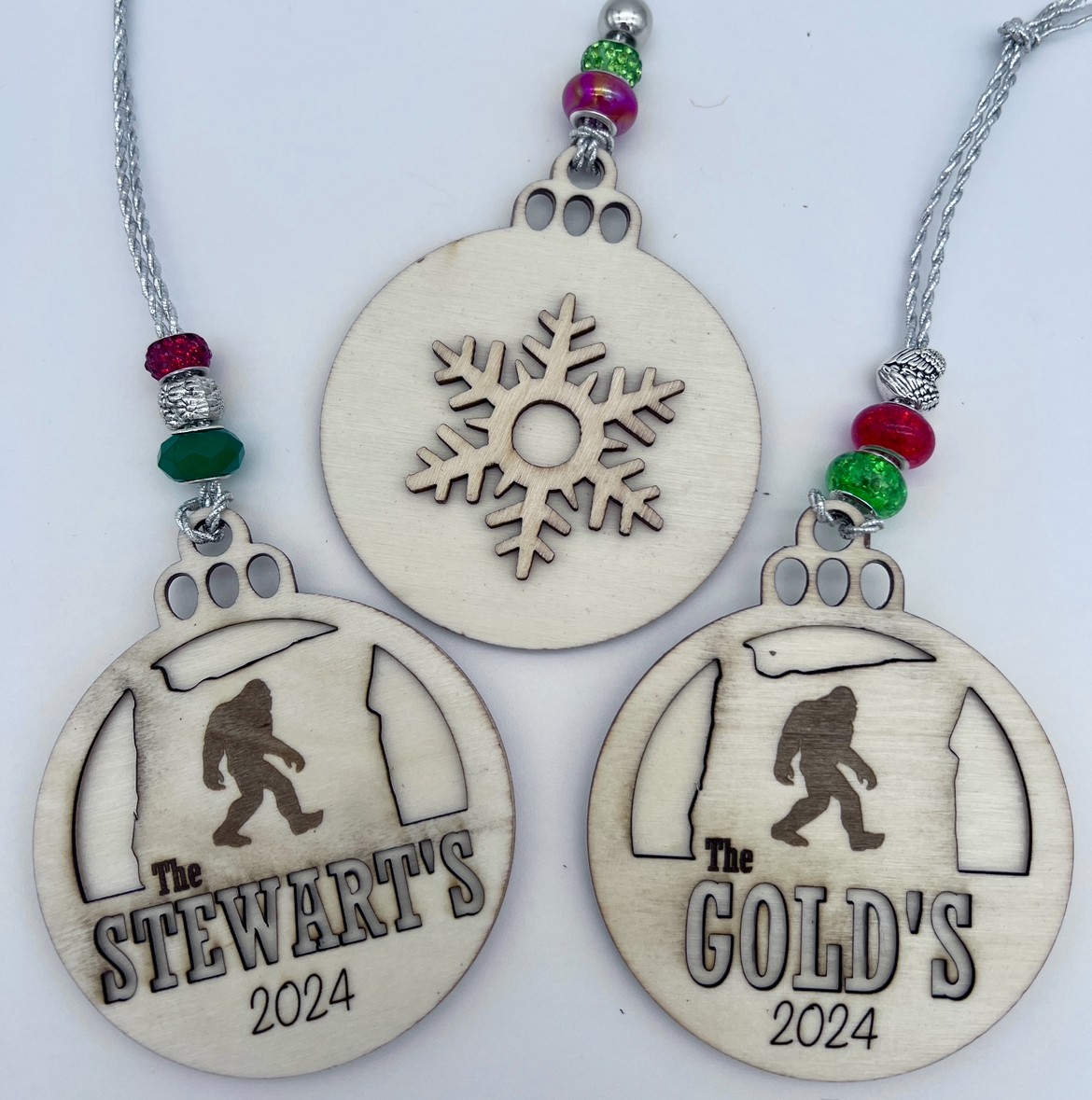 Custom Oregon Bigfoot Ornament