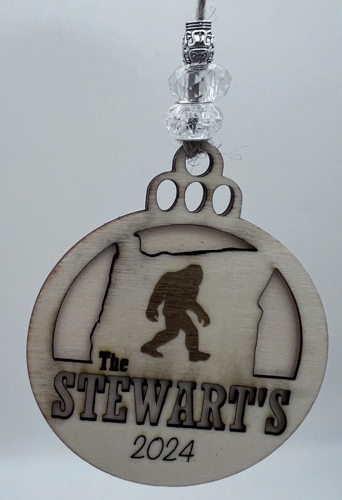 Custom Oregon Bigfoot Ornament