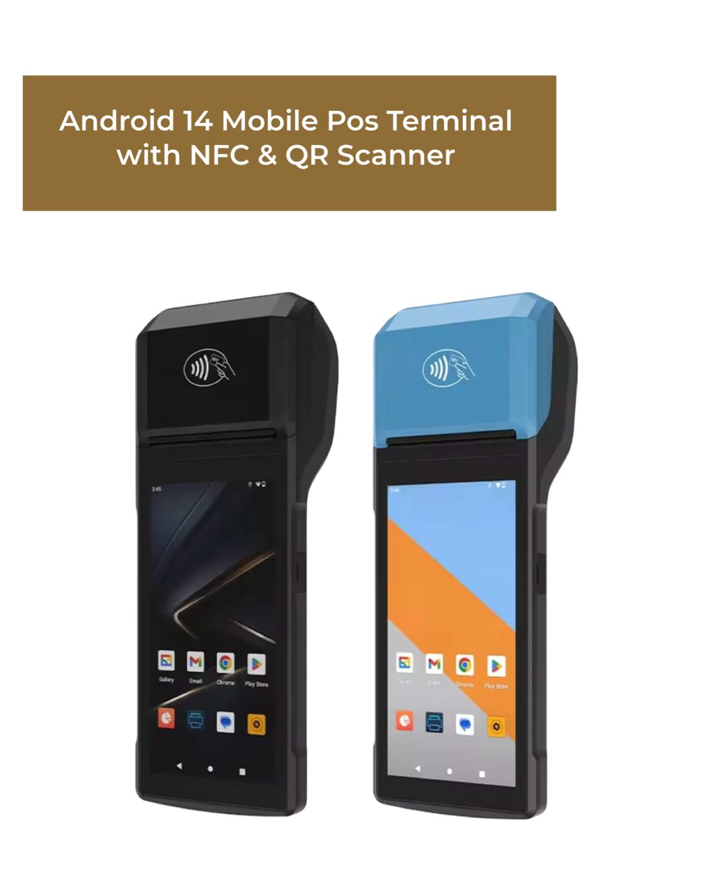 Payment Terminal Android 14 with NFC & QR Scanner