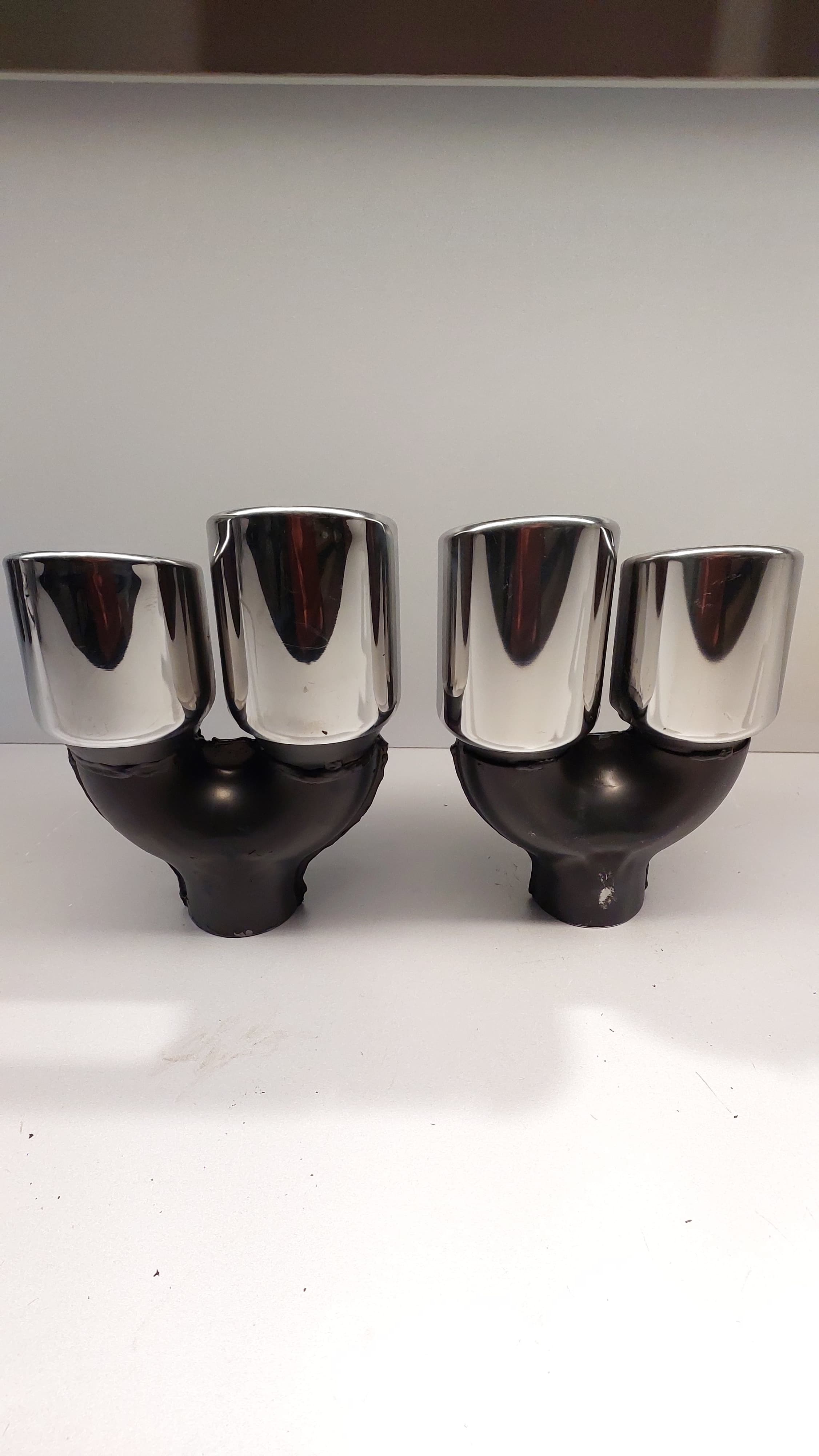 90 mm Kesik Sağ-Sol Takım Egzoz ucu 