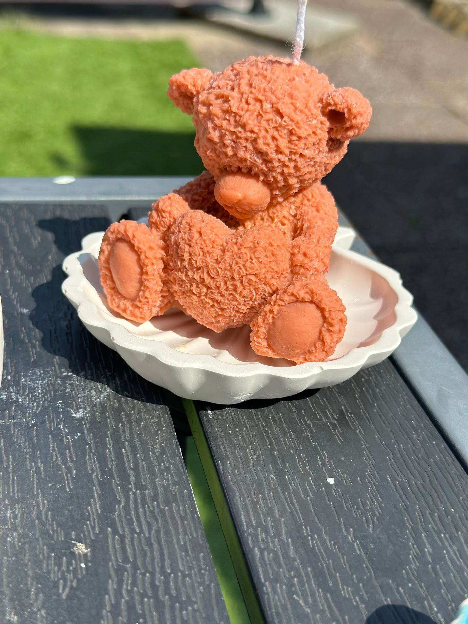 Teddy Bear Shaped Candle