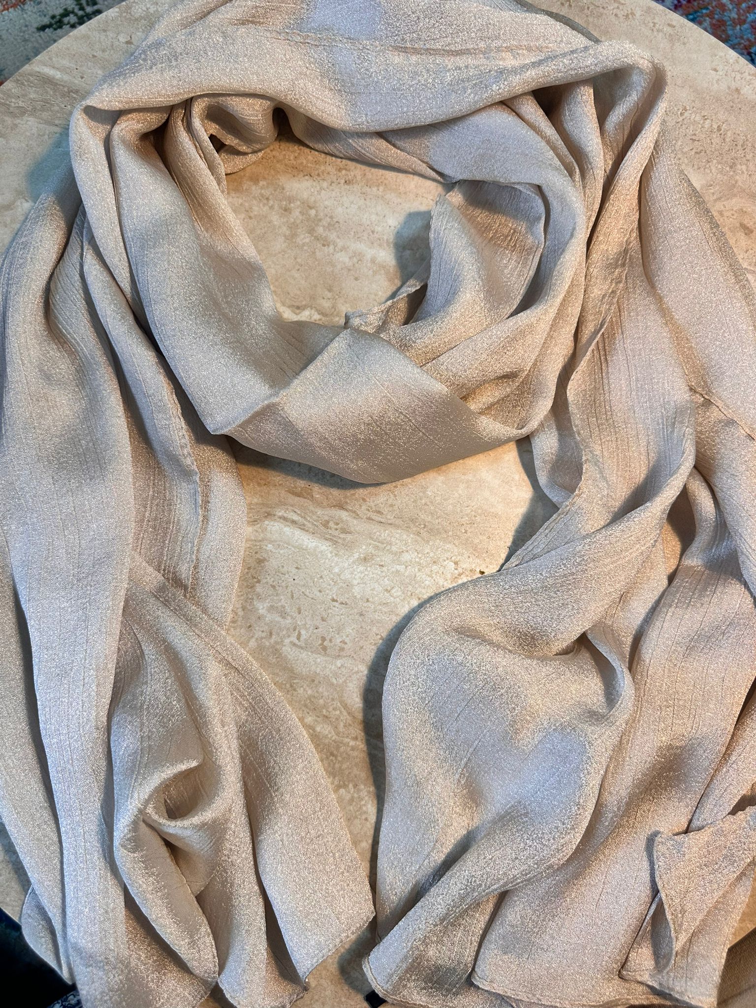 Shiny Satin  Pearly Beige
