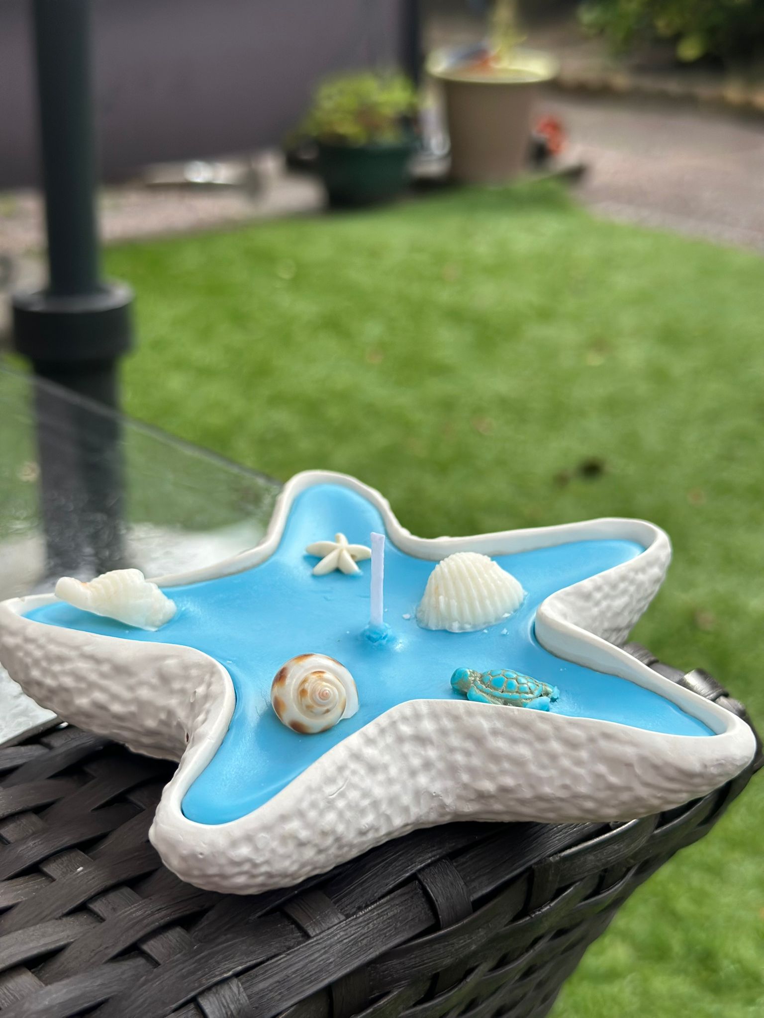 Starfish-Shaped Ocean Candle