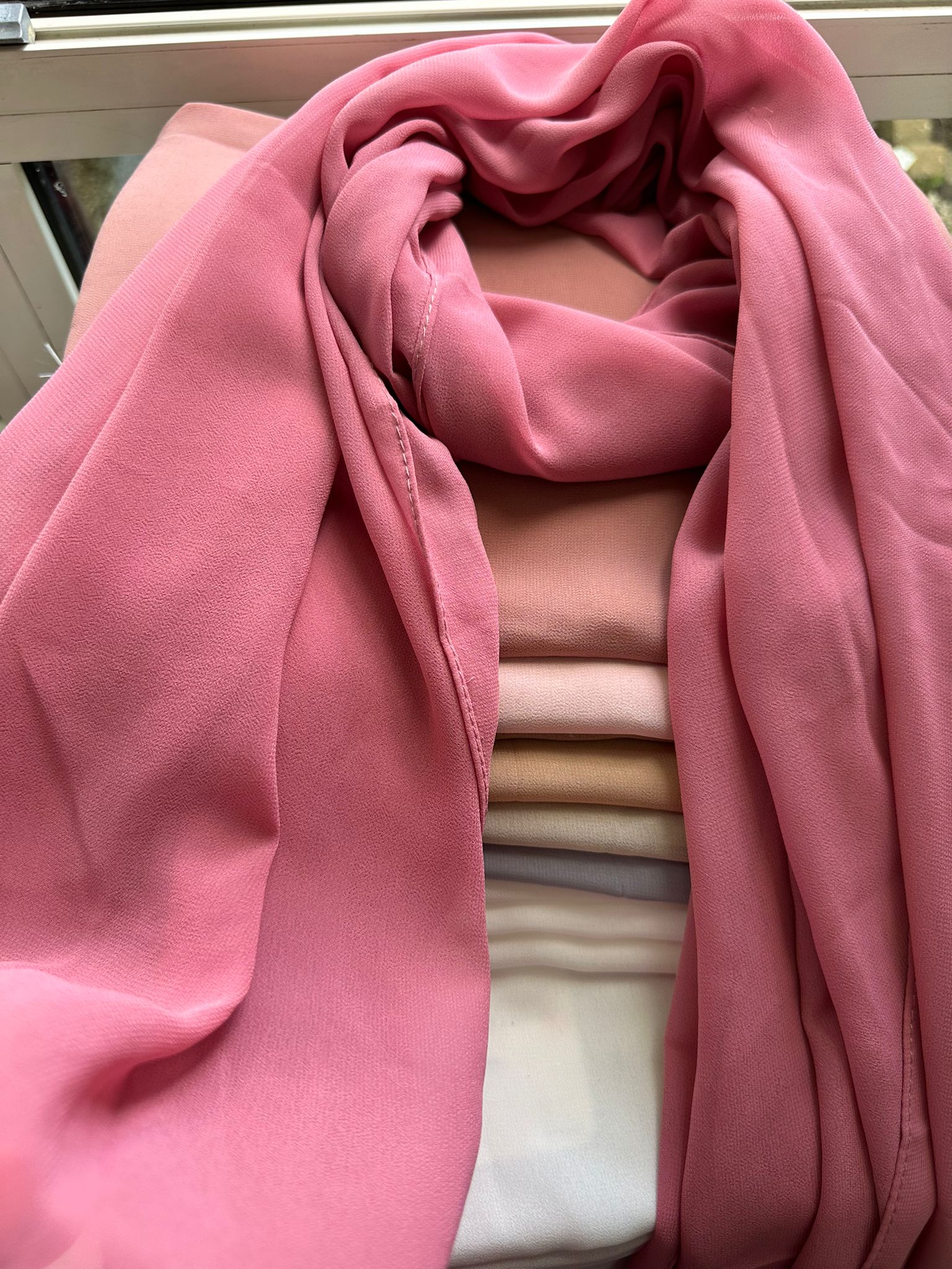 Elegant chiffon scarves