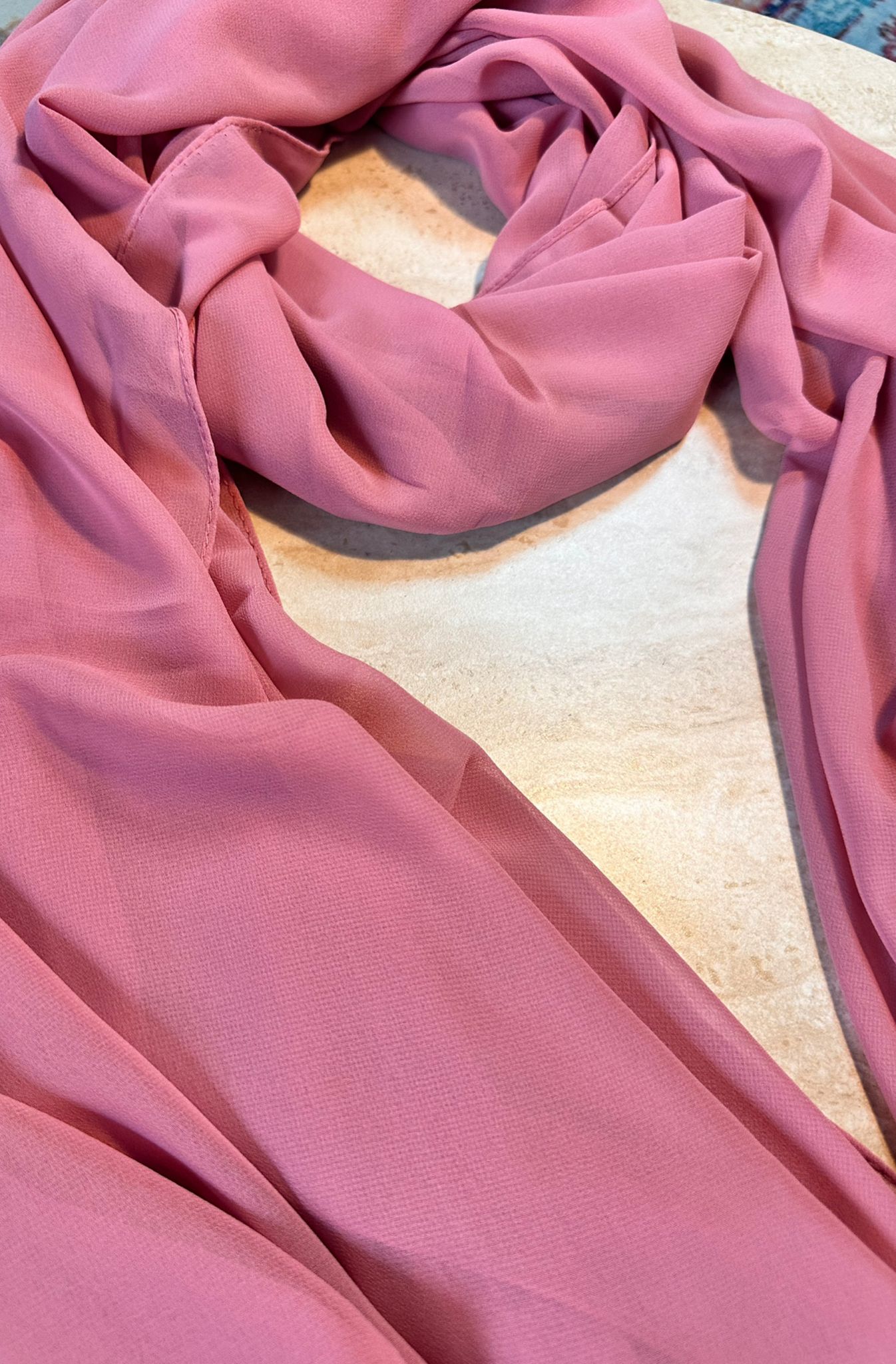 Chiffon Shawl Rose