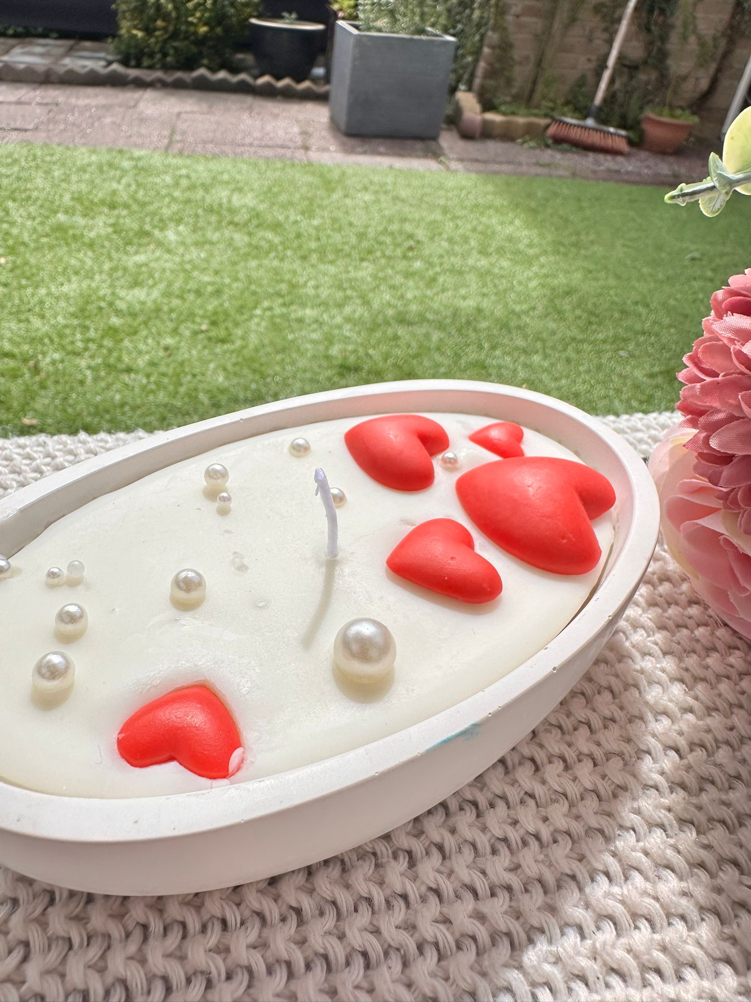 Heart-Shaped Decorative Scented Candle