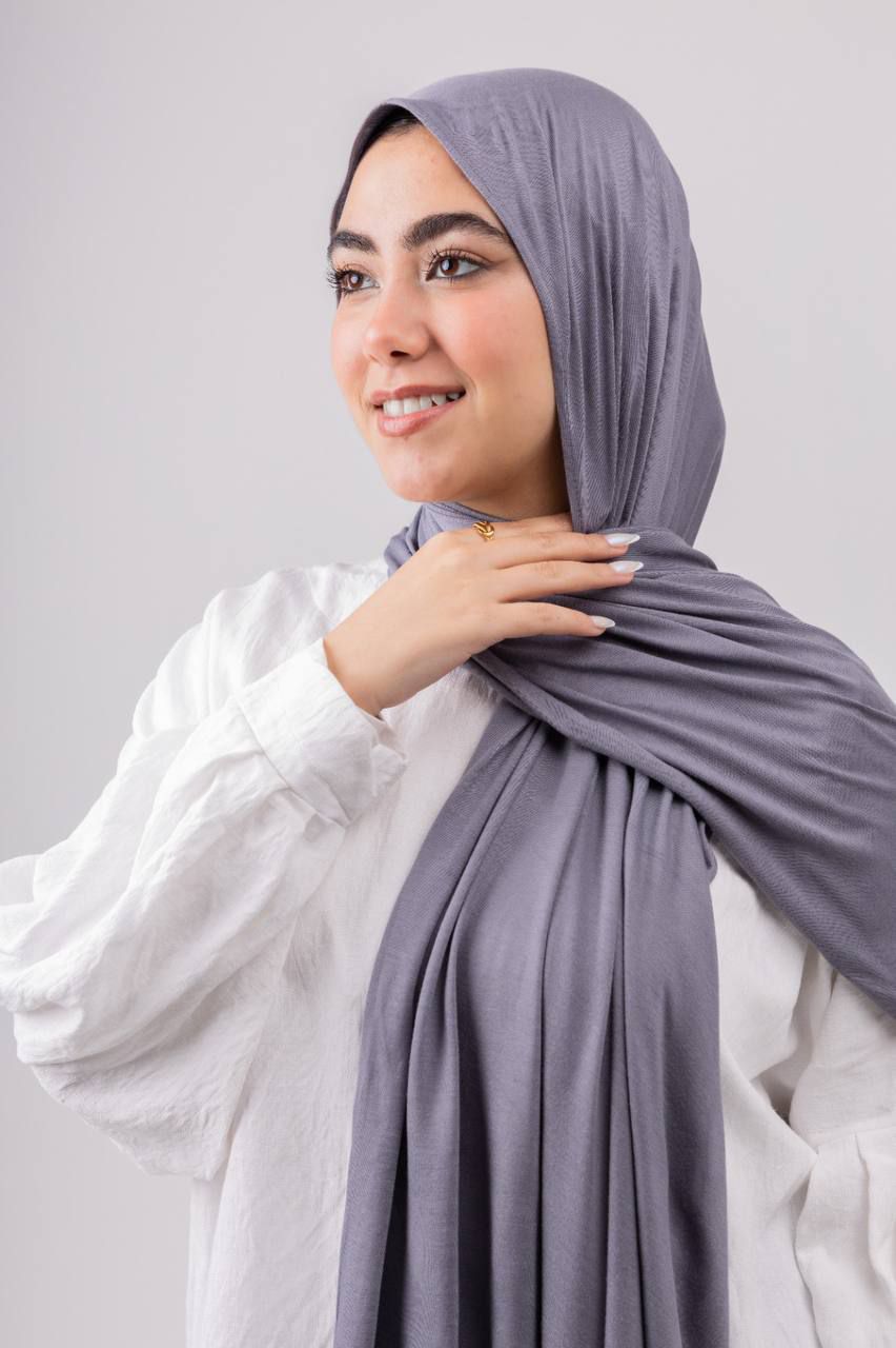Light Grey Hijab Shawl