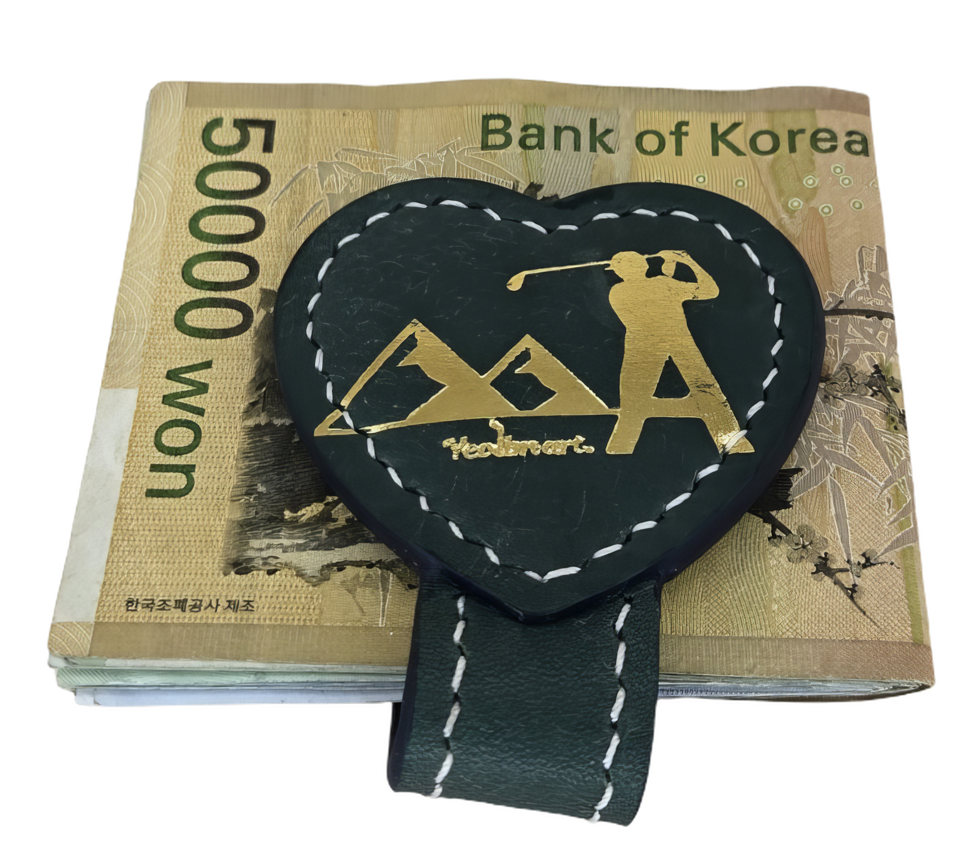 가죽으로만든 머니클립