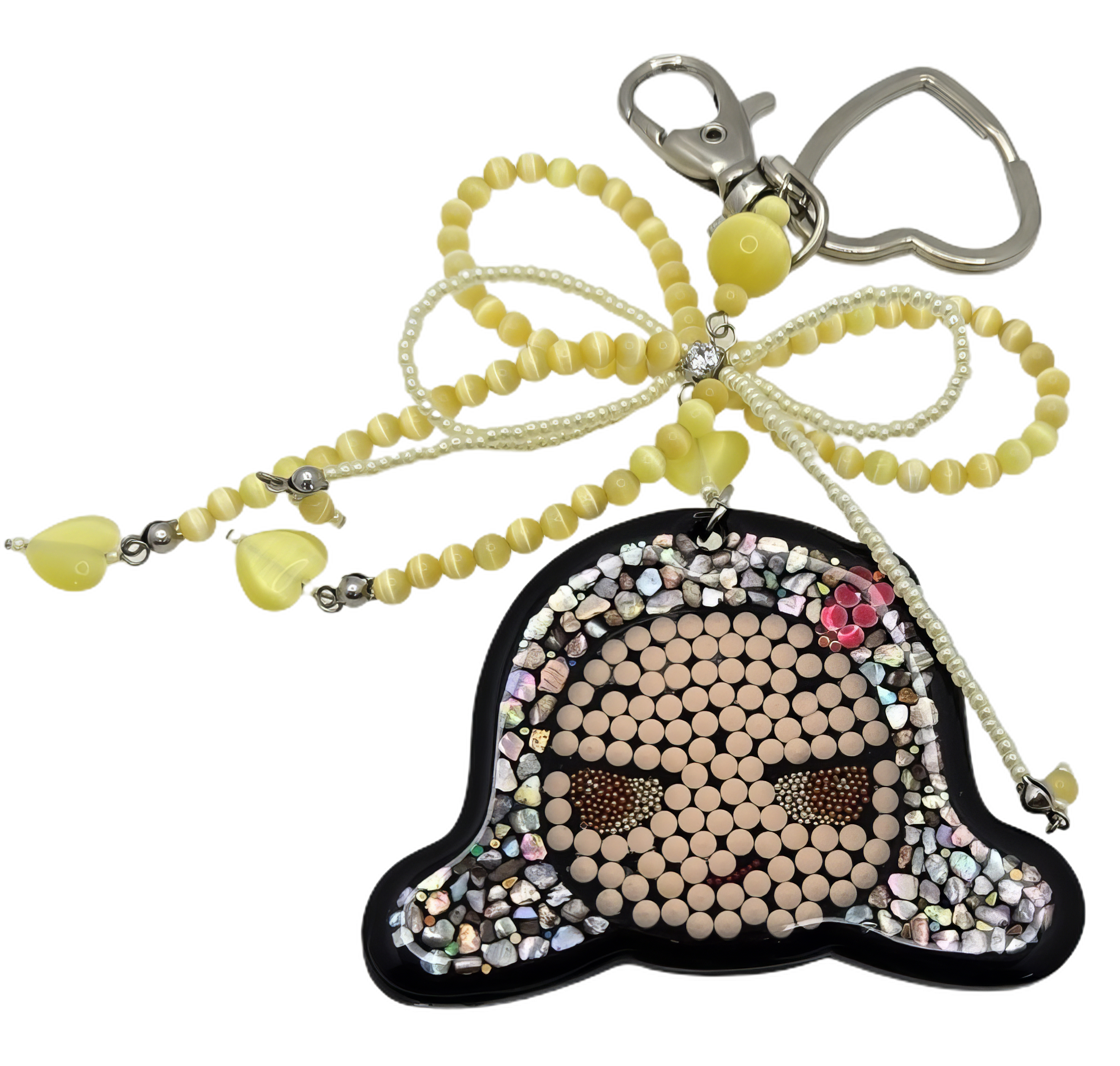 울산큰애기 자개키링 