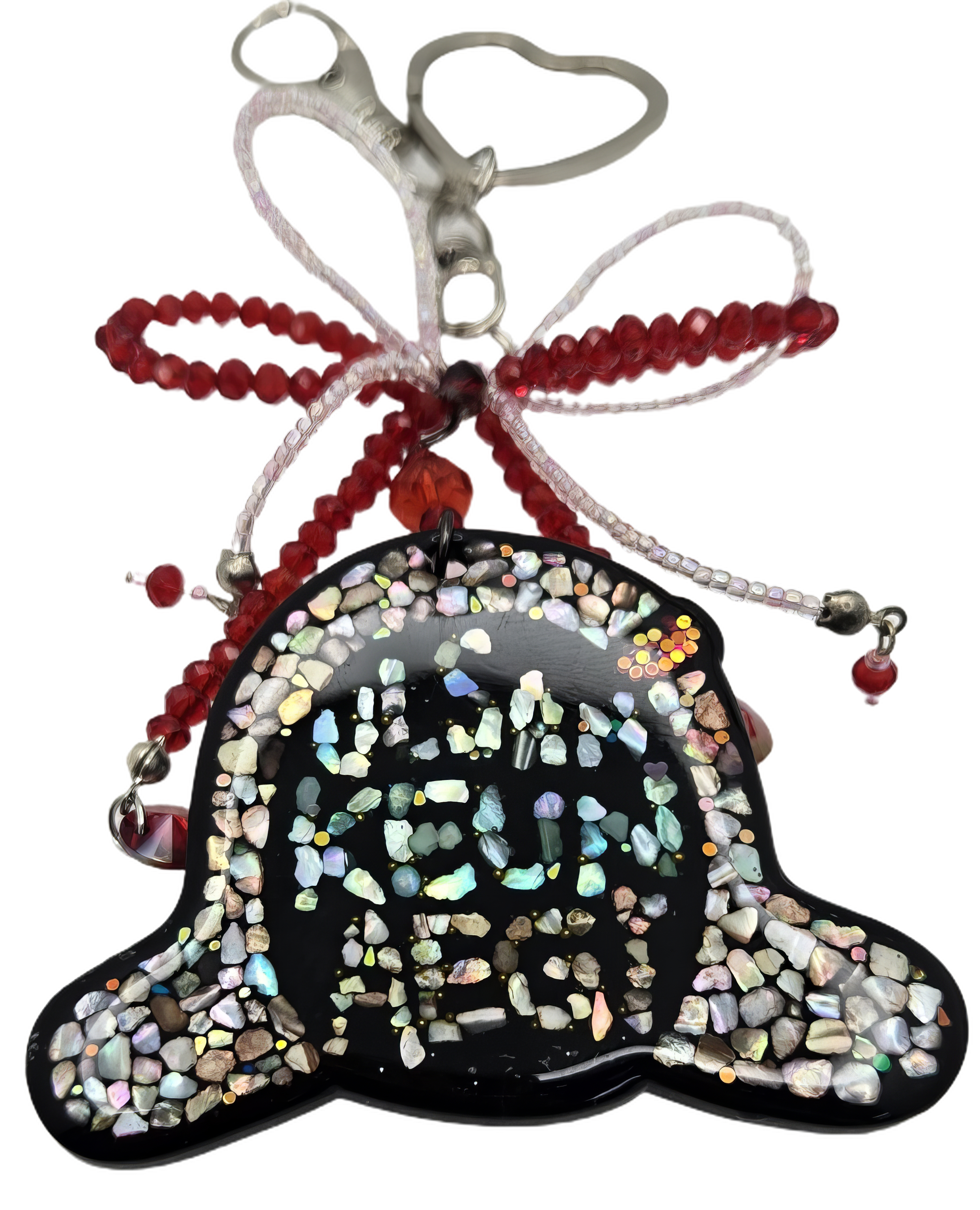 울산큰애기 자개키링 