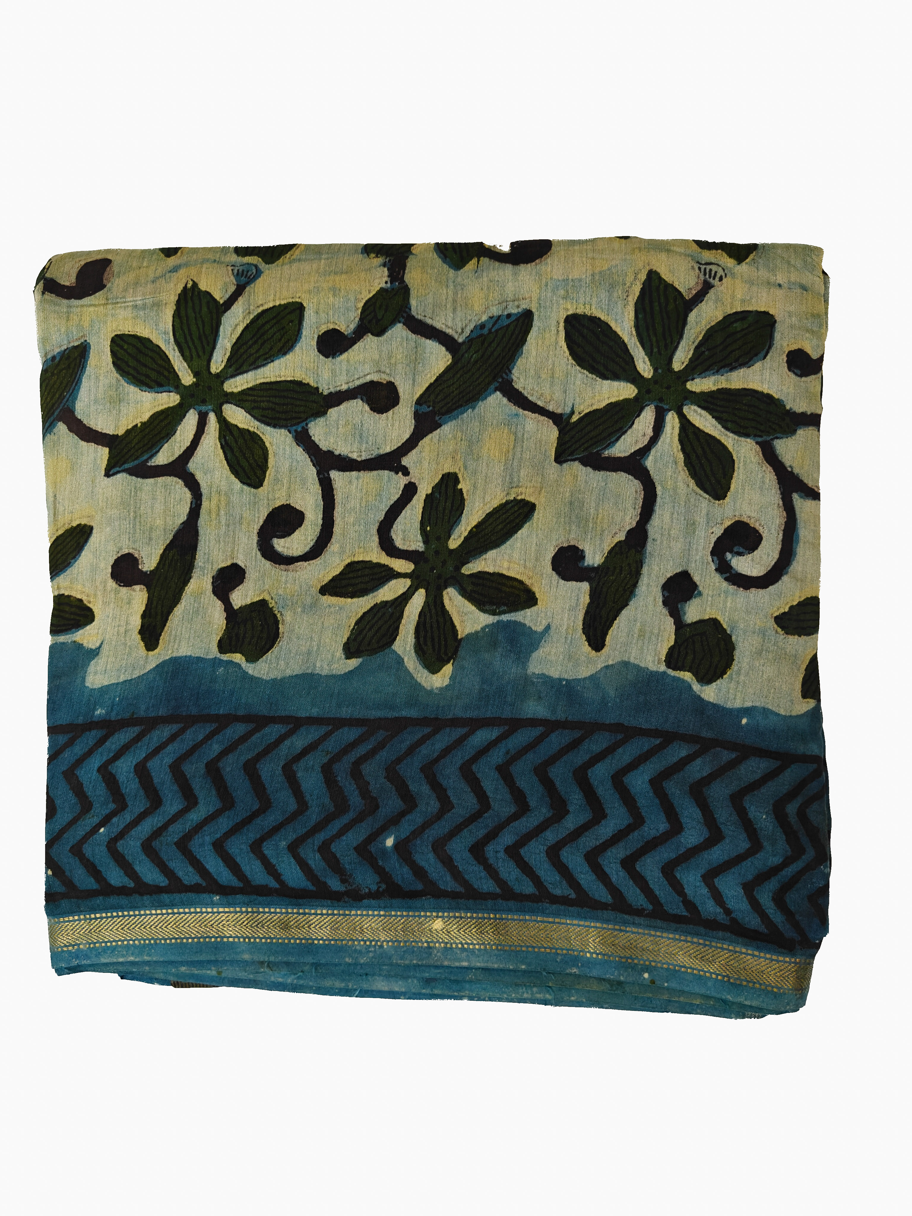 Maheshwari Silk Cotton Vanaspati Saree THVNP-0002