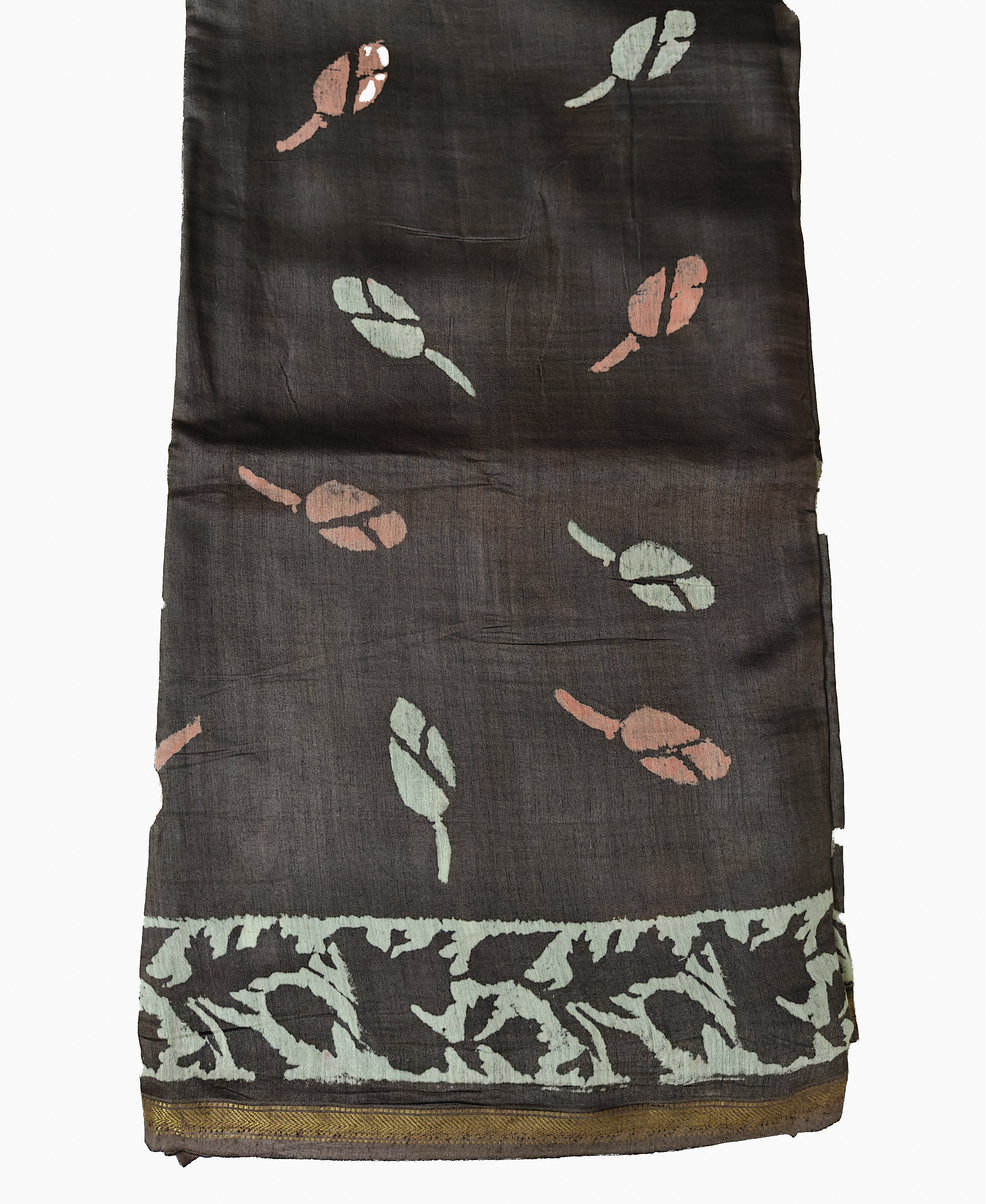 Maheshwari Silk Cotton Dabu Saree THDAB-0007