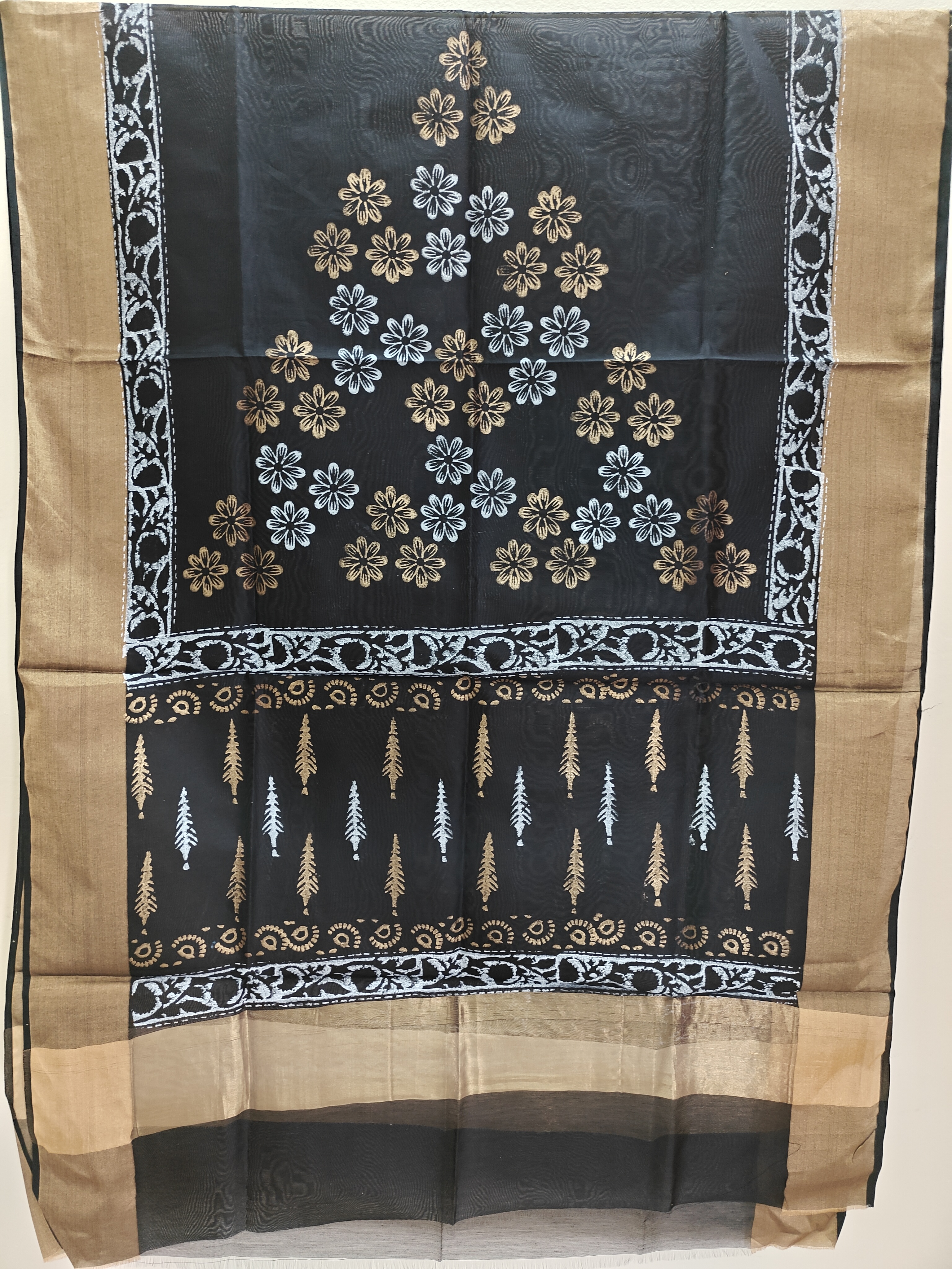 Maheshwari Silk Cotton Dupatta THDUP0003