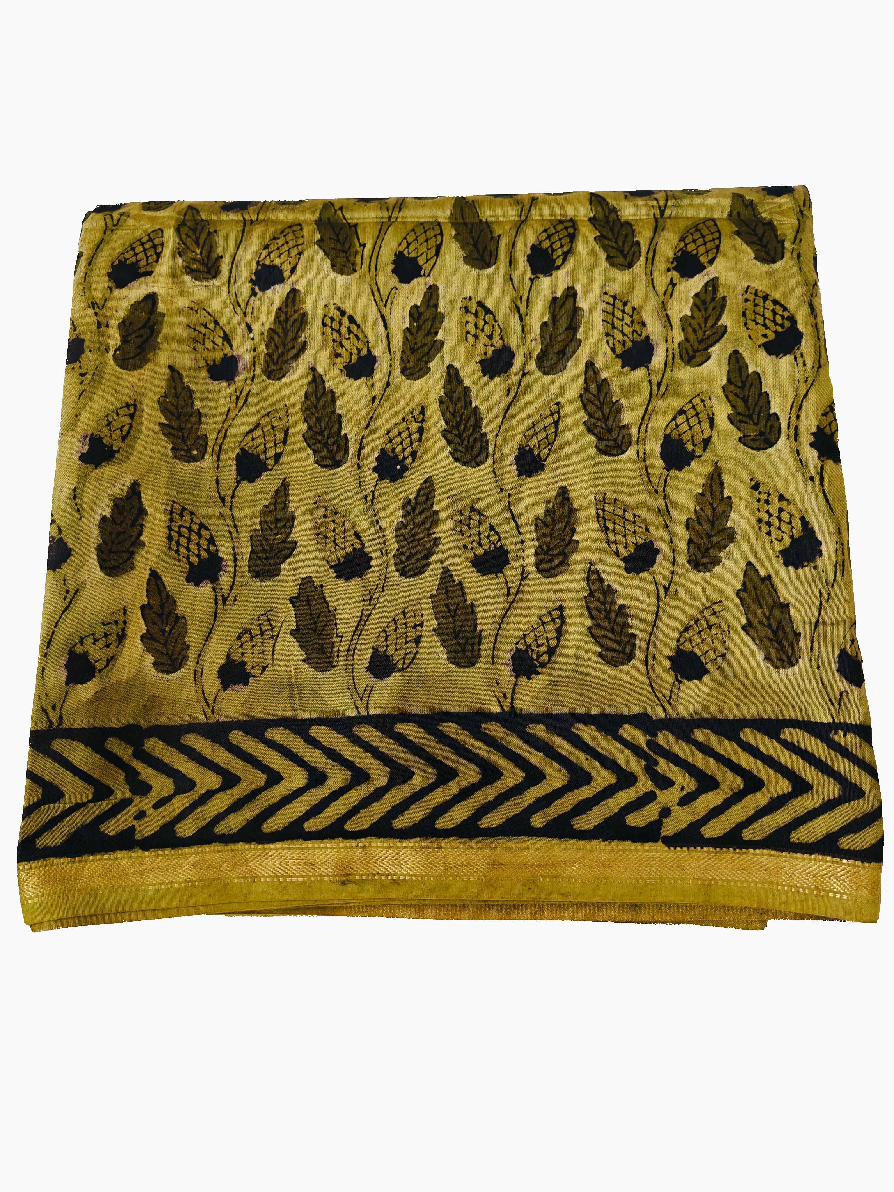 Maheshwari Silk Cotton Vanaspati Saree THVNP-0003