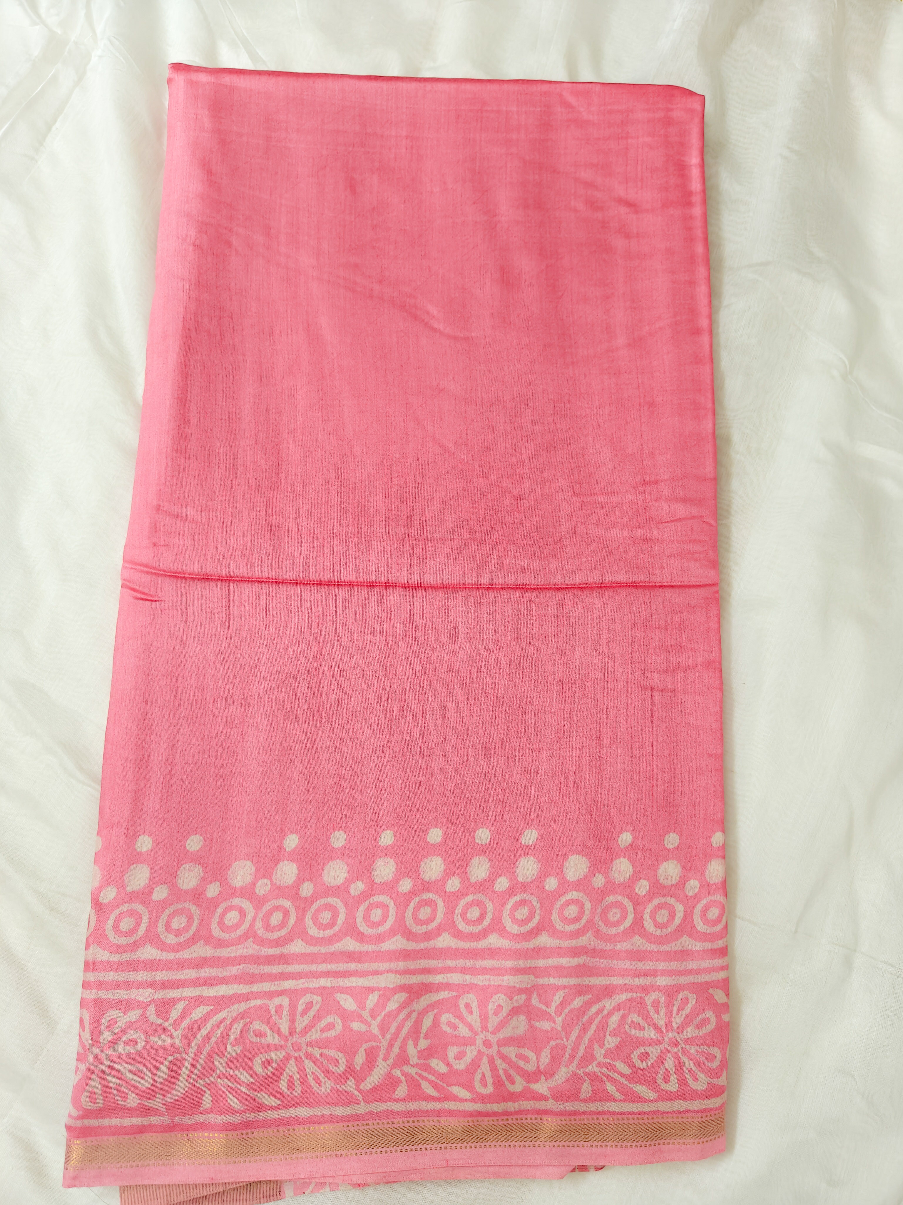 Maheshwari Silk Cotton Dabu Saree THDAB-0004