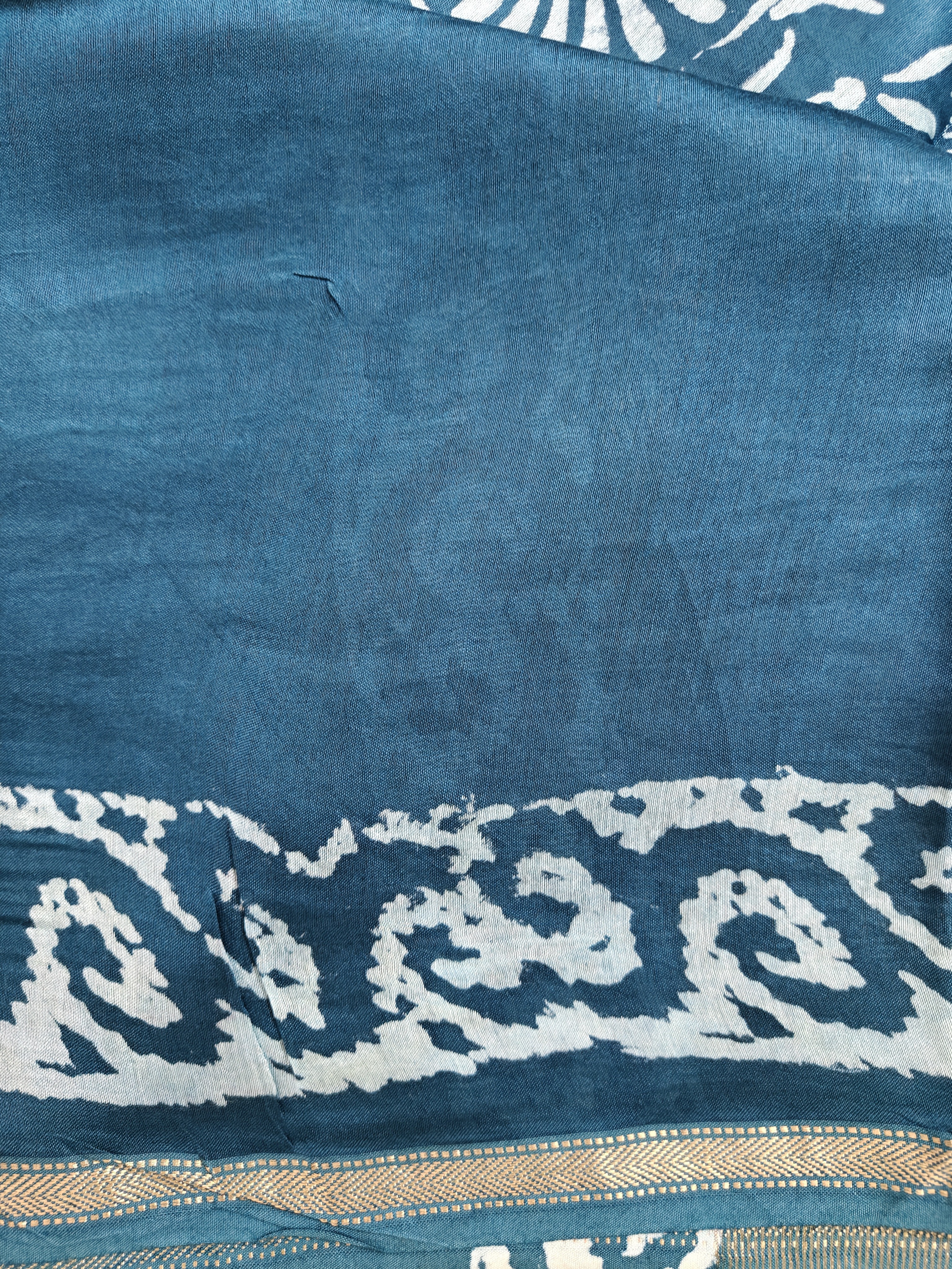 Maheshwari Silk Cotton Dabu Saree THDAB-0010