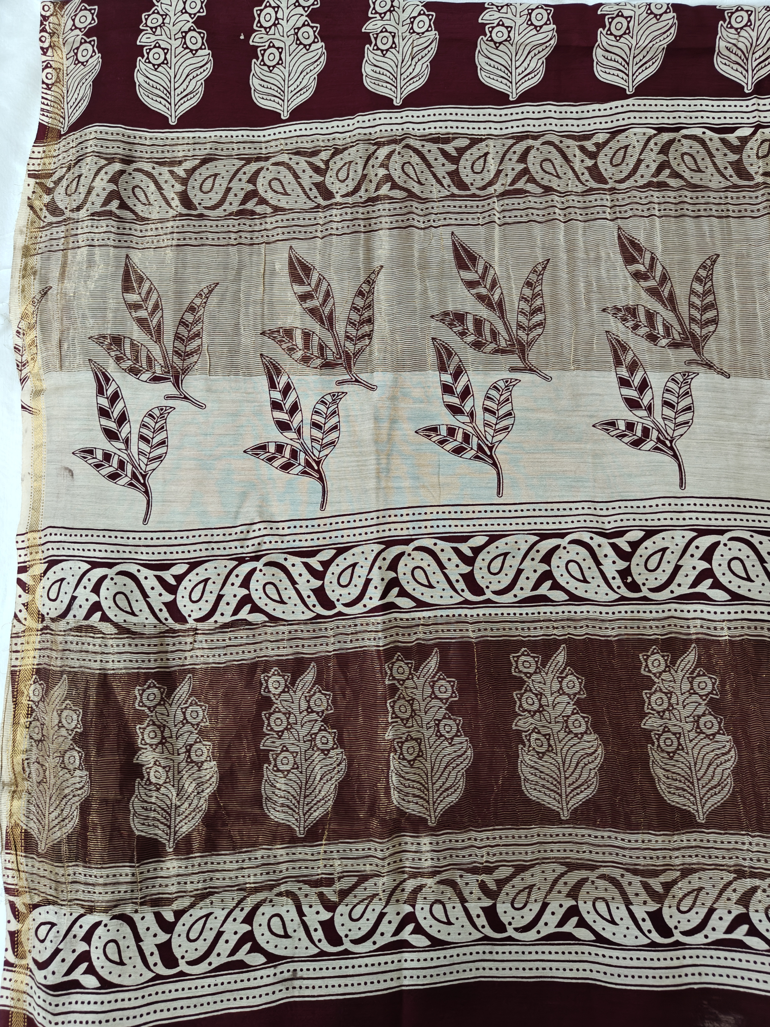 Maheshwari Silk Cotton Bagh Print Saree THBGH-0001