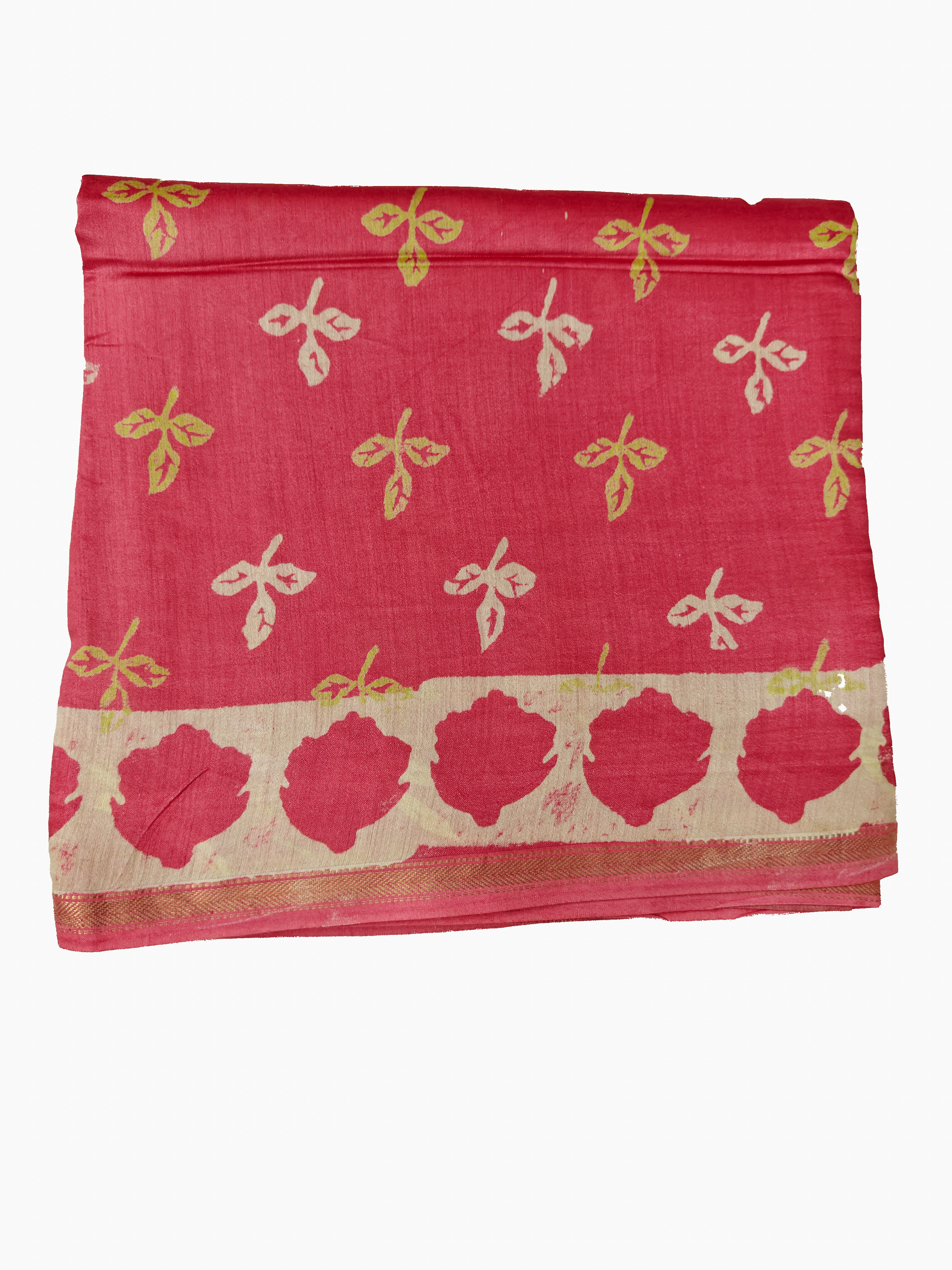 Maheshwari Silk Cotton Dabu Saree THDAB-0006