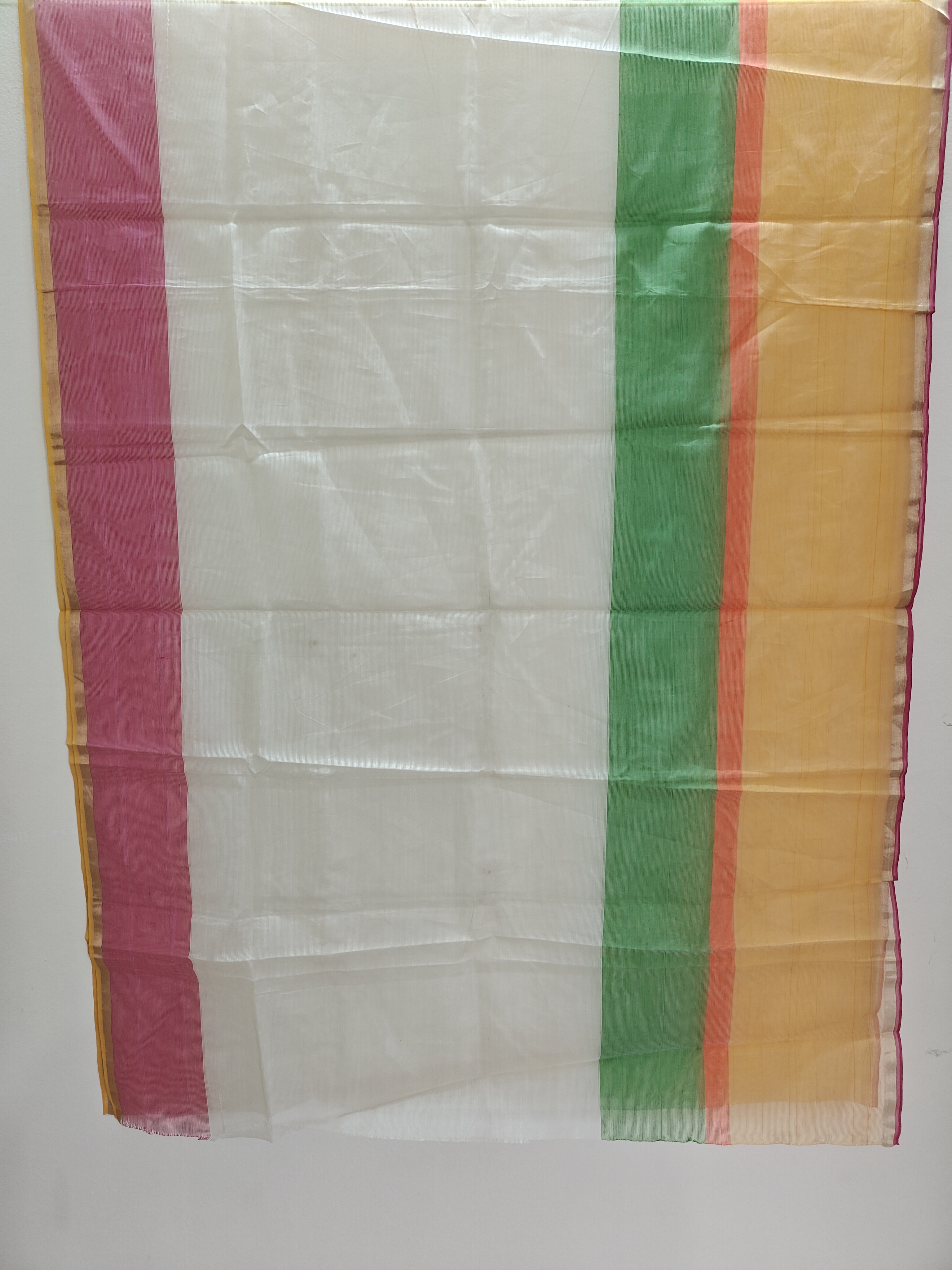 Maheshwari Silk Cotton Dupatta (Ganga Jamuna Border) THDUP0010