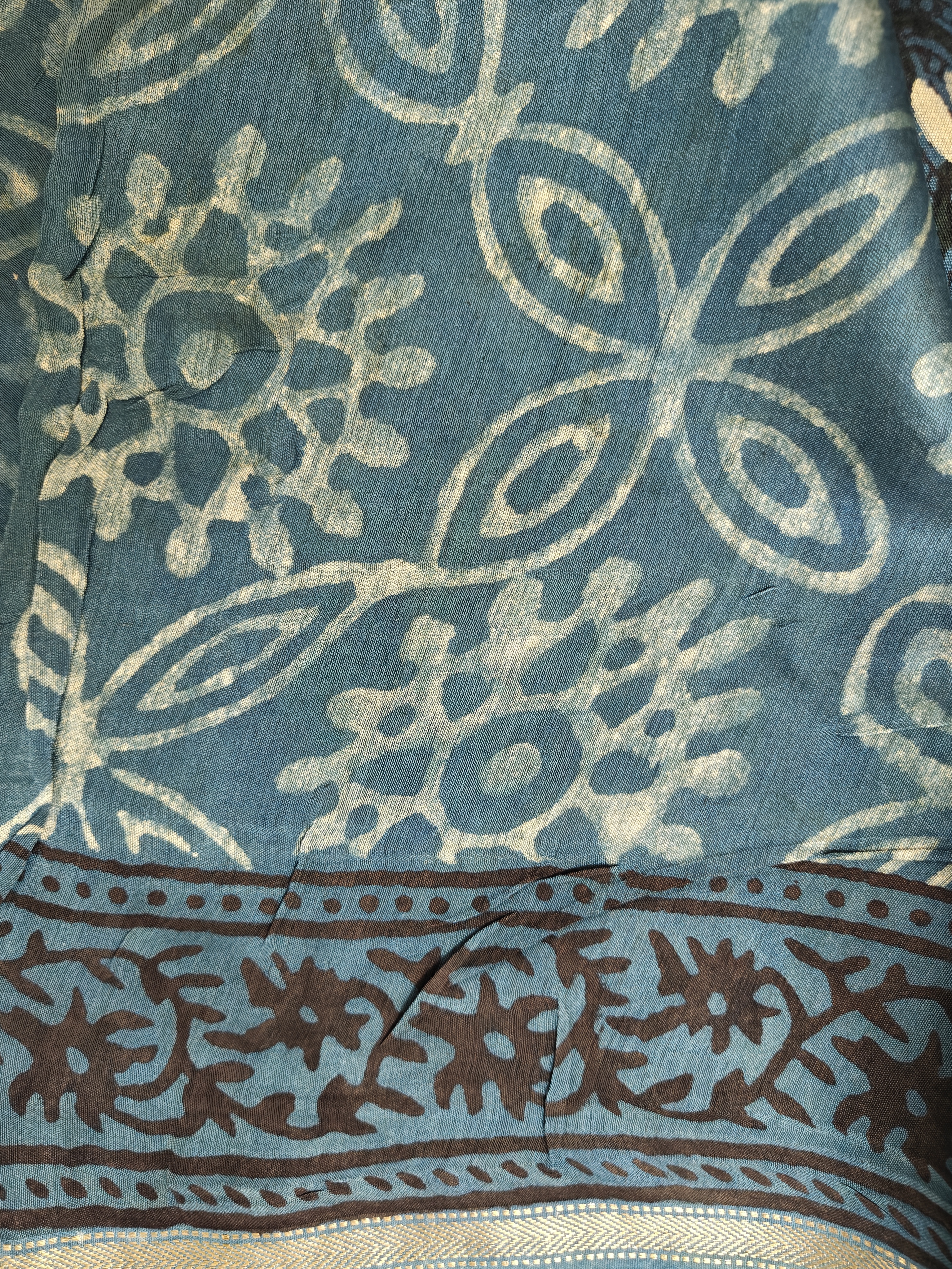 Maheshwari Silk Cotton Vanaspati Saree THVNP-0001